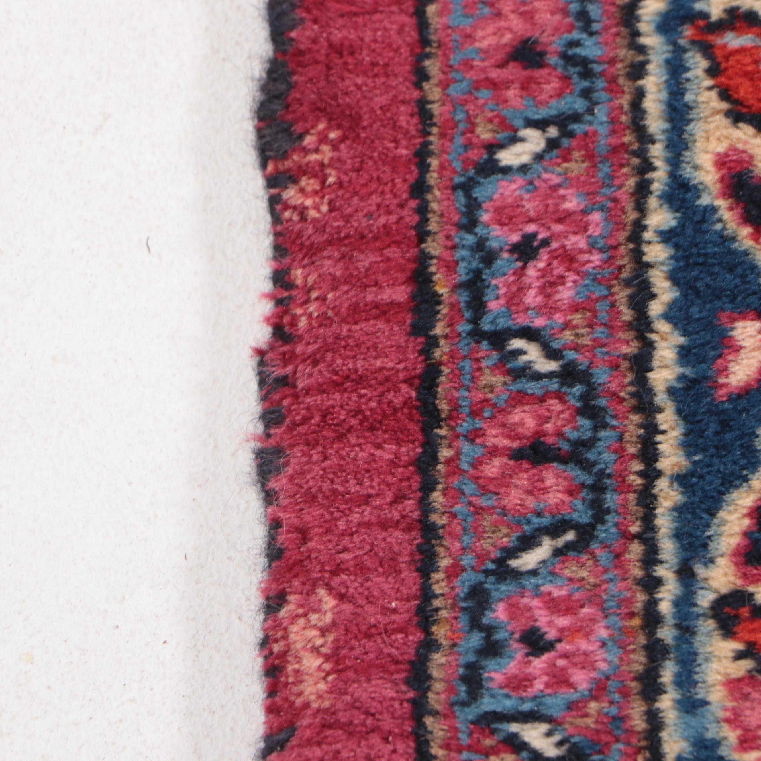 10' x 13'6 Hand-Knotted Persian Kashan Room Sized Rug