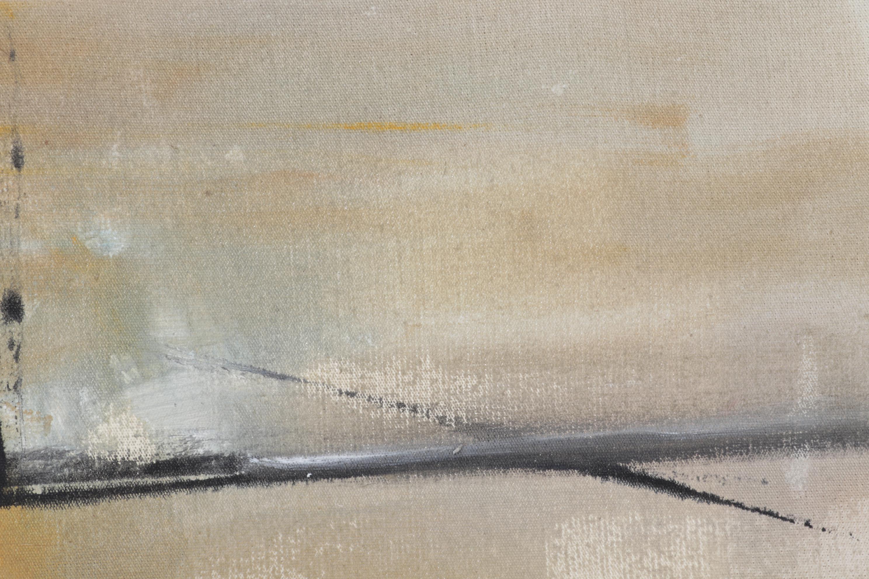 Kirk Hughey Abstract Oil Painting, Circa 2000