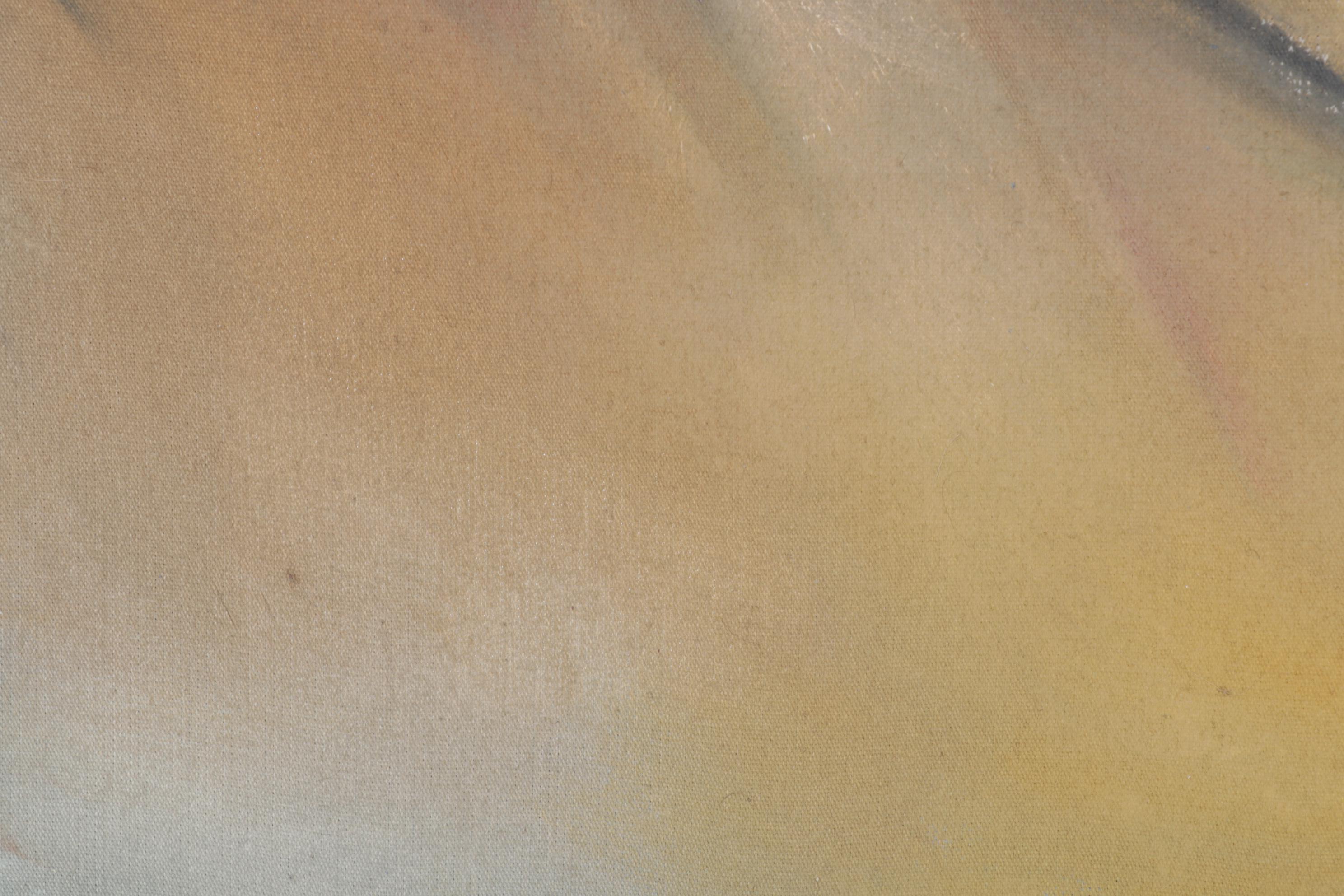 Kirk Hughey Abstract Oil Painting, Circa 2000