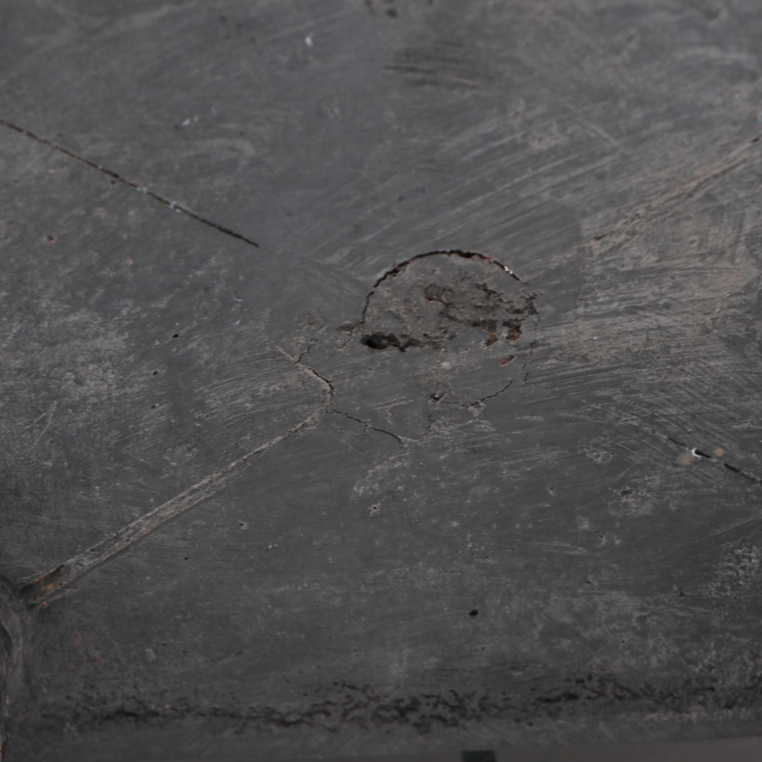 Chinese Shang Style Taotie Bronzed Cast Metal Fangding Ritual Vessel