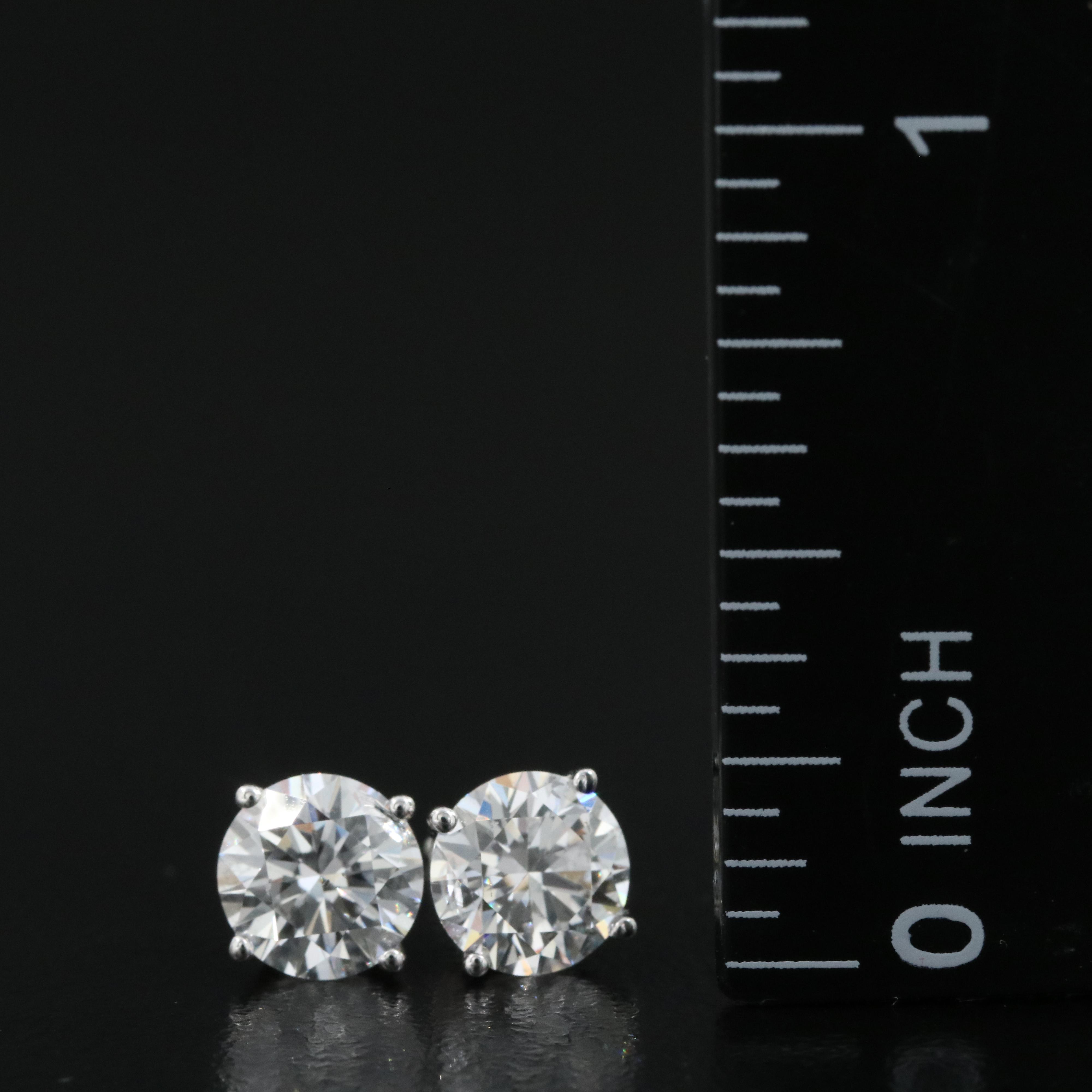 14K 1.74 CTW Lab Grown Diamond Stud Earrings