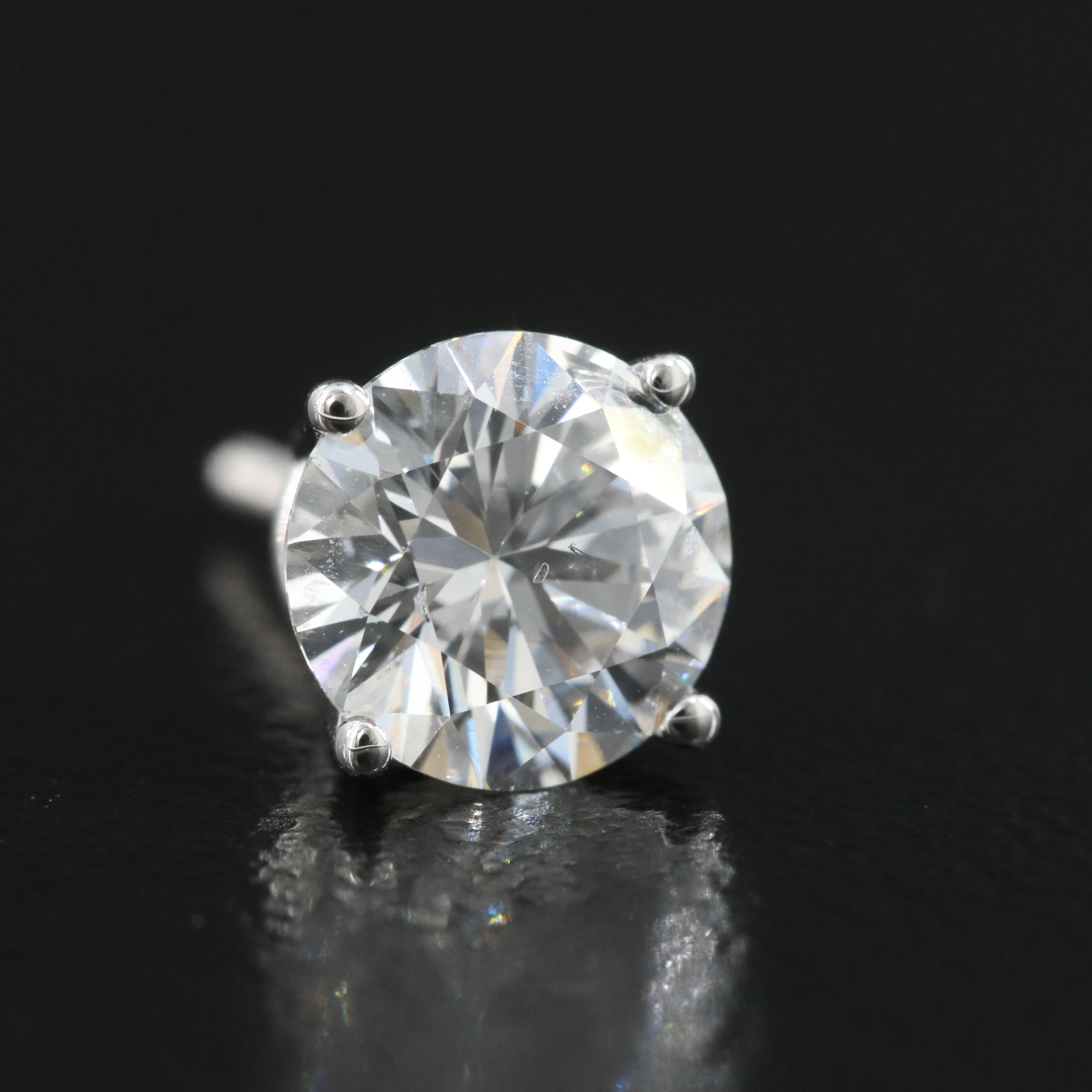 14K 1.74 CTW Lab Grown Diamond Stud Earrings