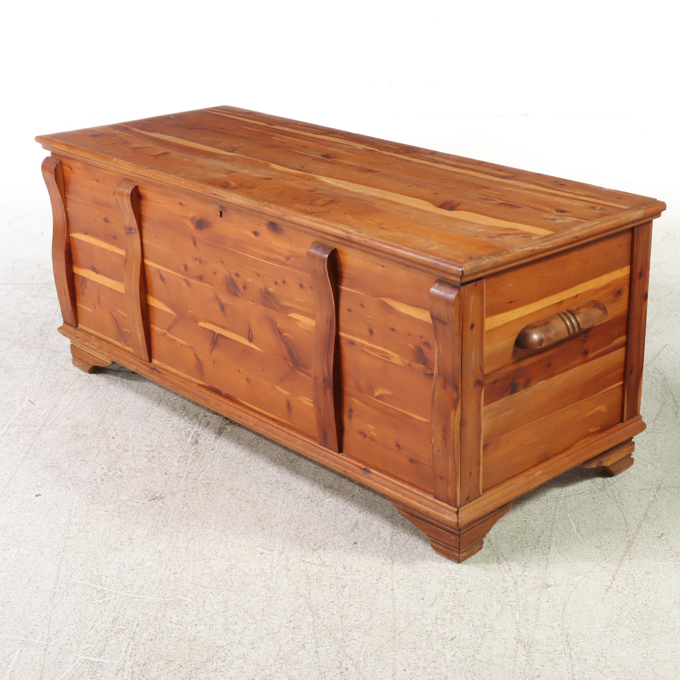 Spanish Colonial Style Cedar Blanket-Chest, Mid-20th Century