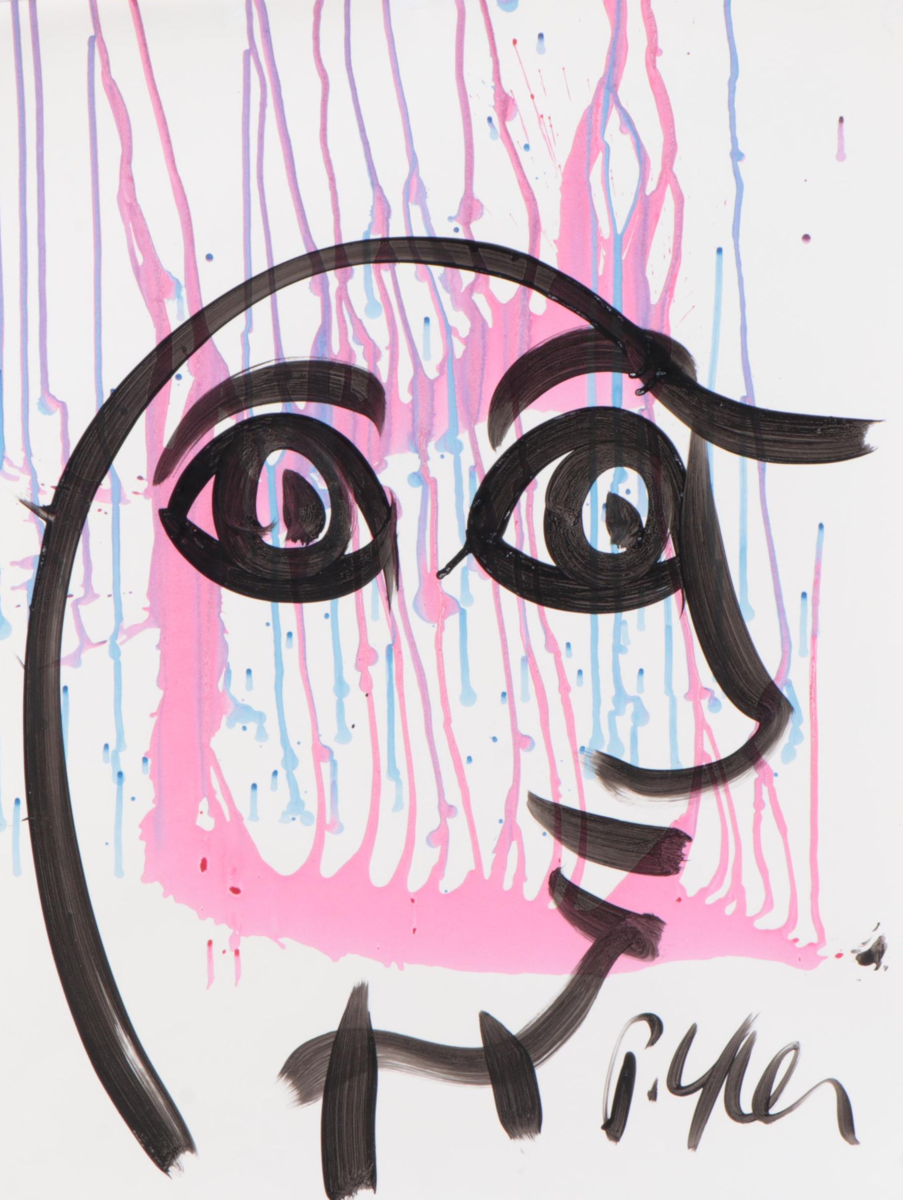 Peter Keil Abstract Acrylic Portrait