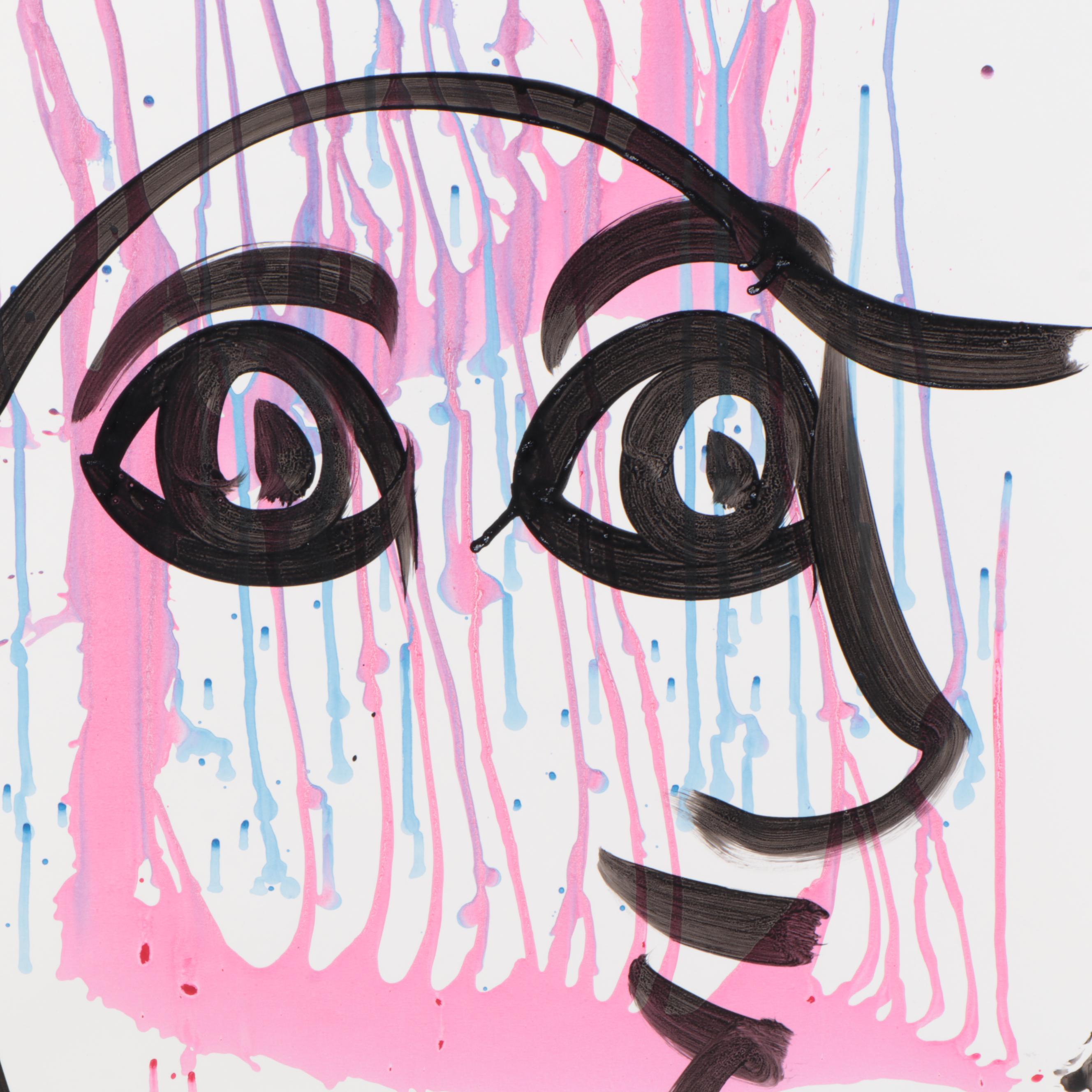 Peter Keil Abstract Acrylic Portrait