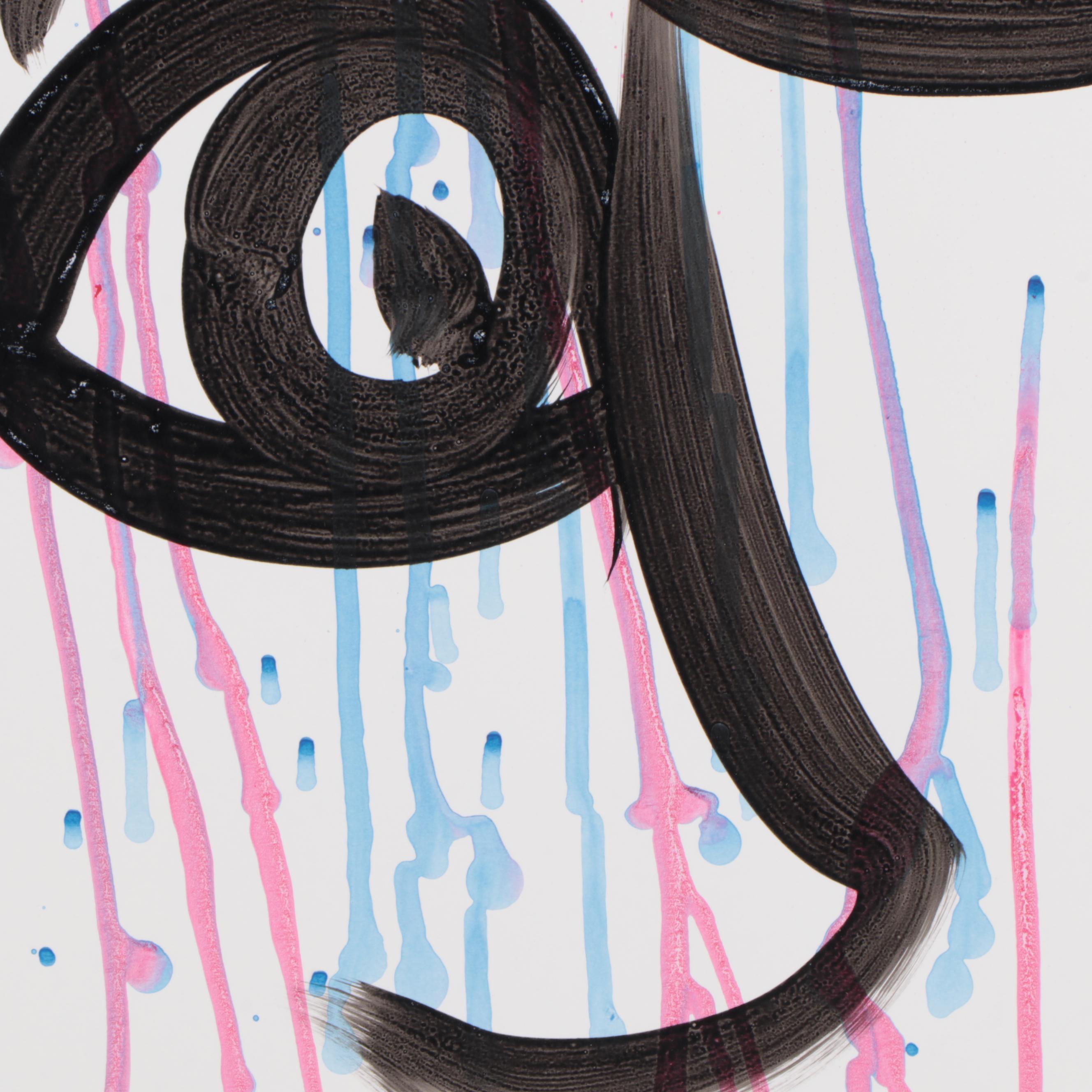 Peter Keil Abstract Acrylic Portrait