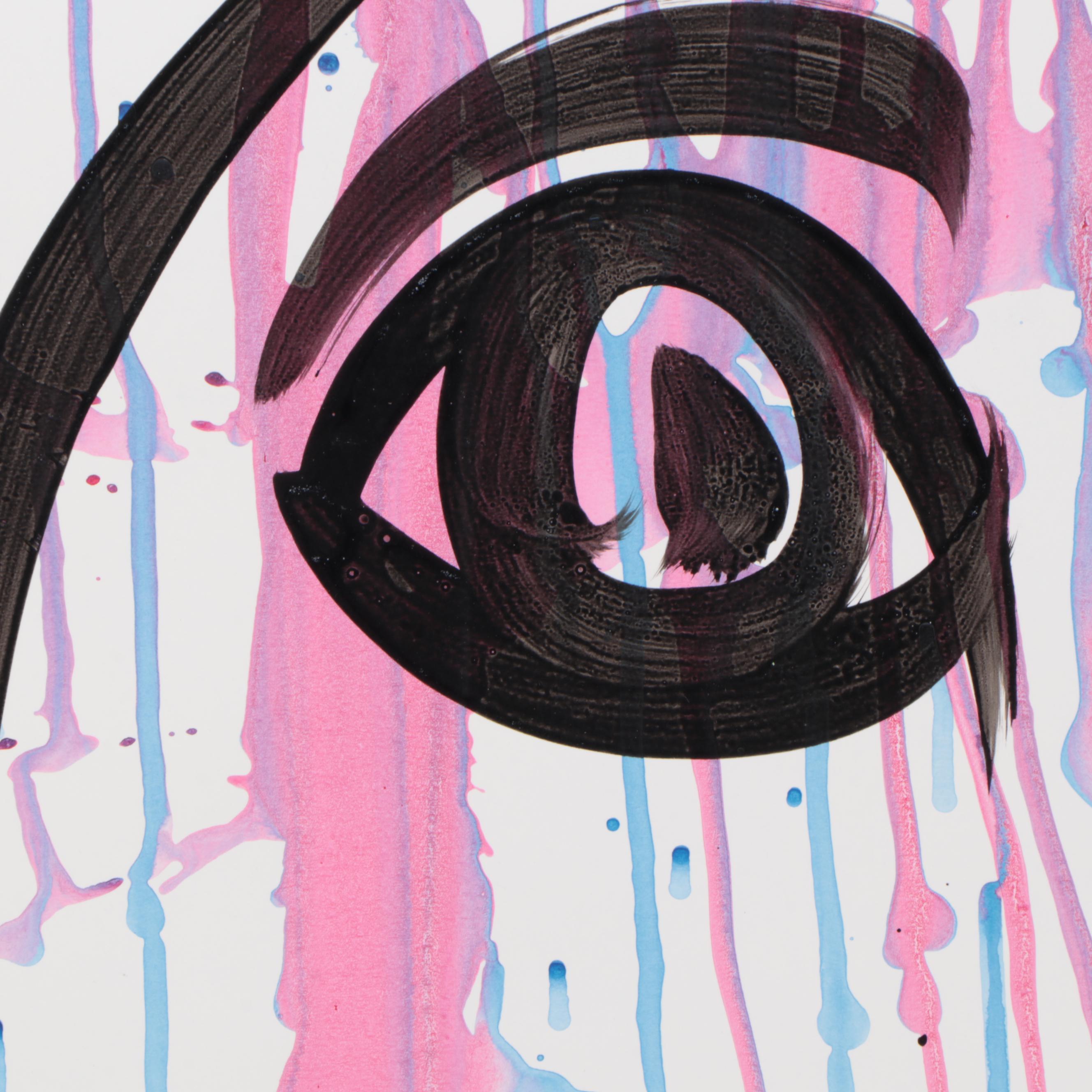 Peter Keil Abstract Acrylic Portrait