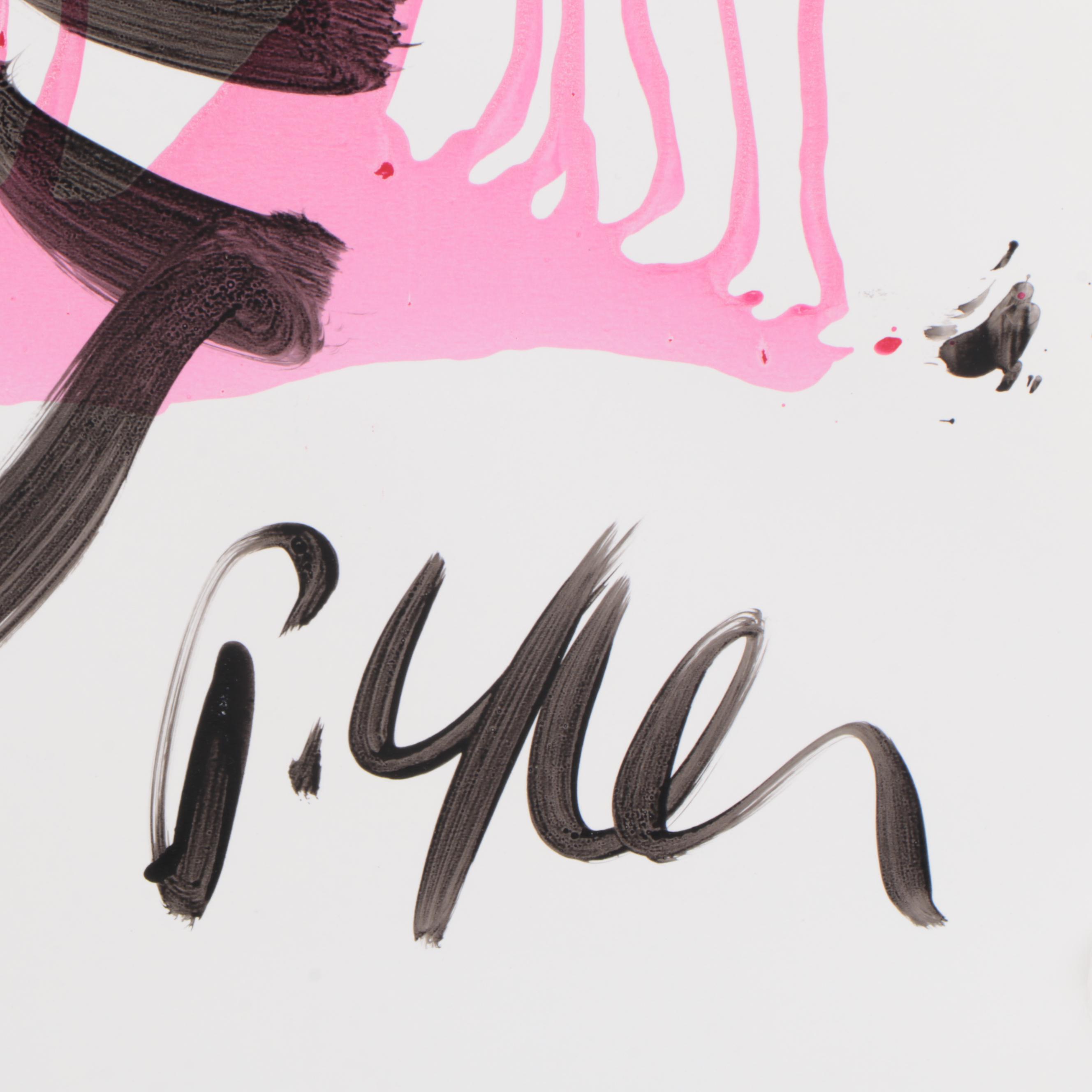 Peter Keil Abstract Acrylic Portrait