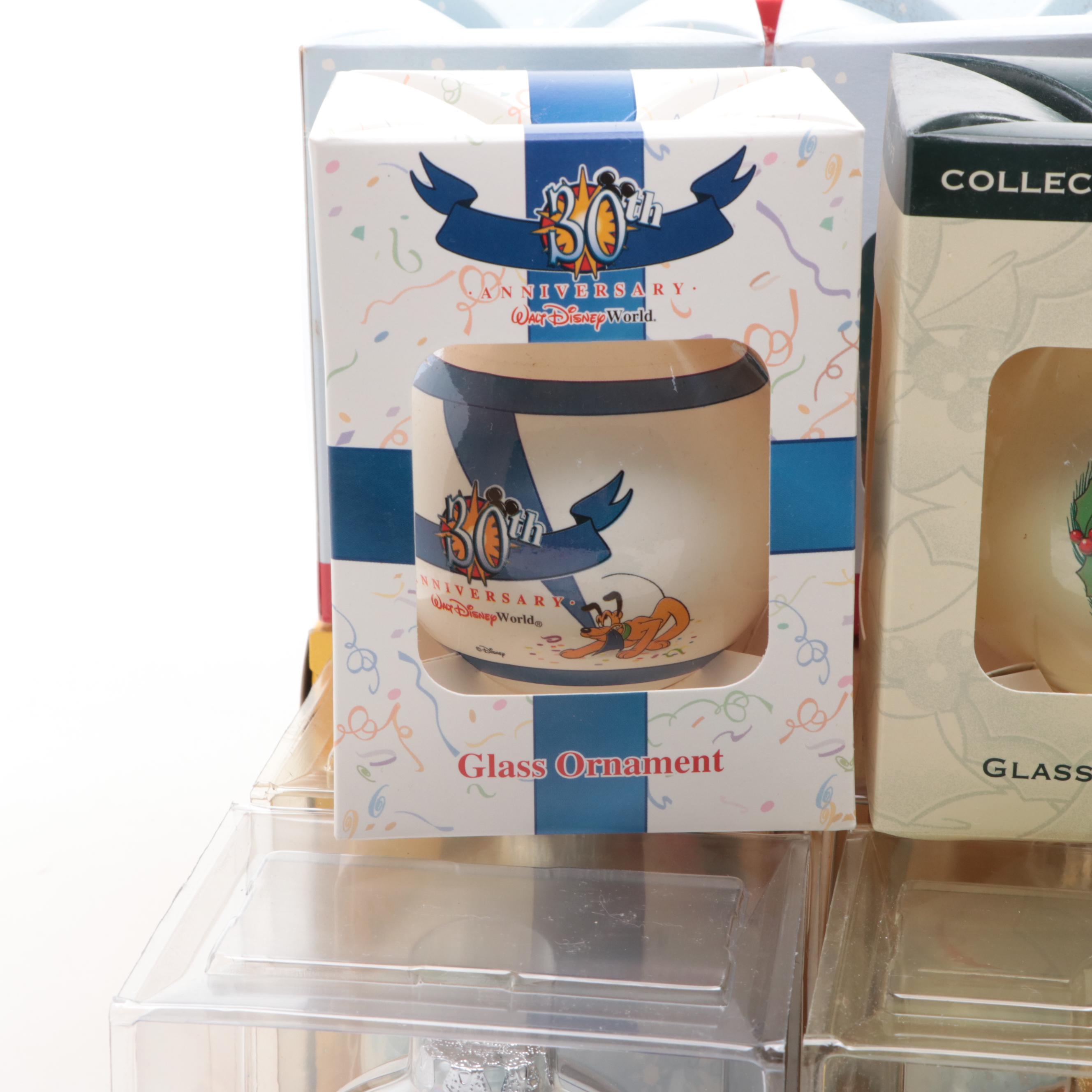 Hallmark and Other Walt Disney Character Themed Christmas Ornaments