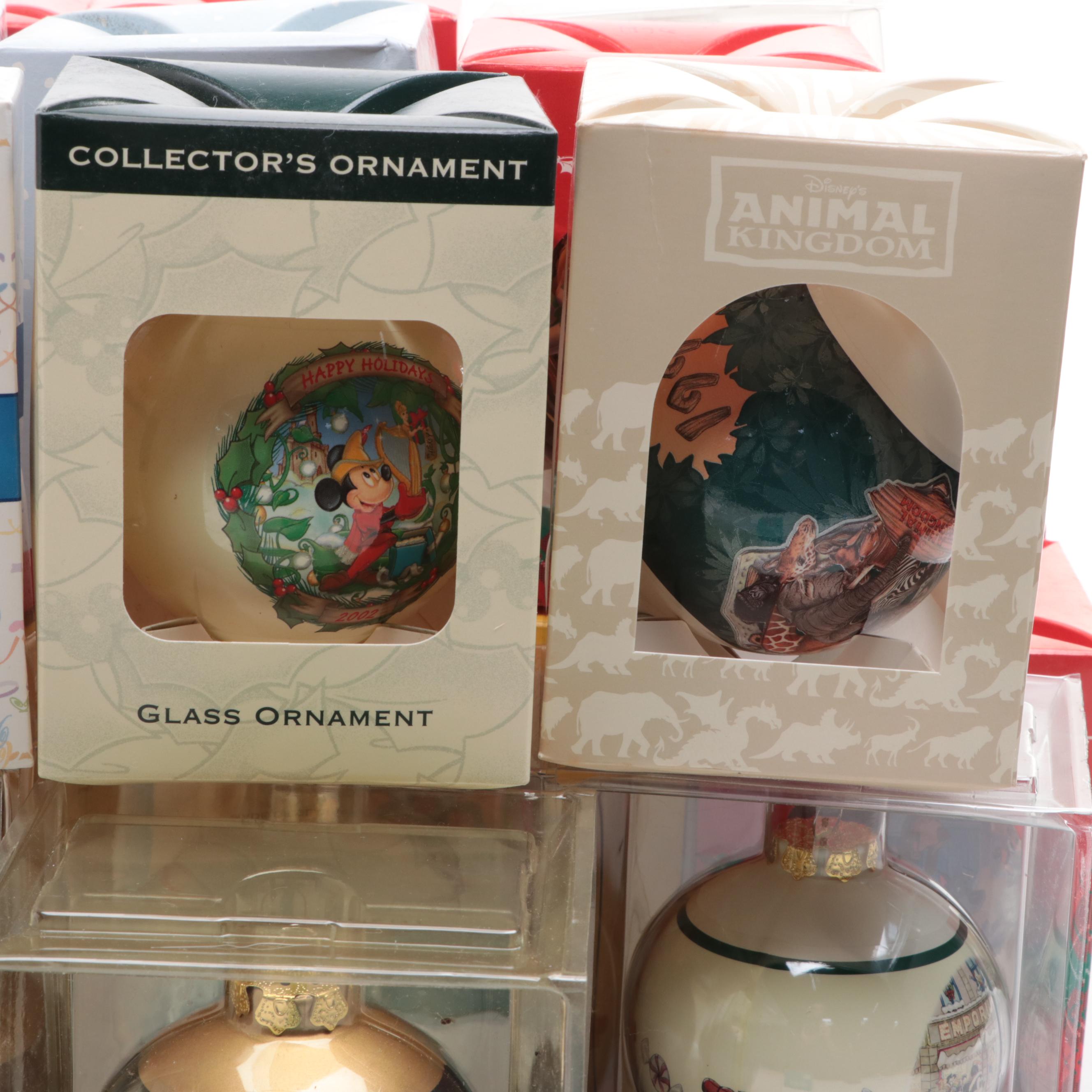 Hallmark and Other Walt Disney Character Themed Christmas Ornaments