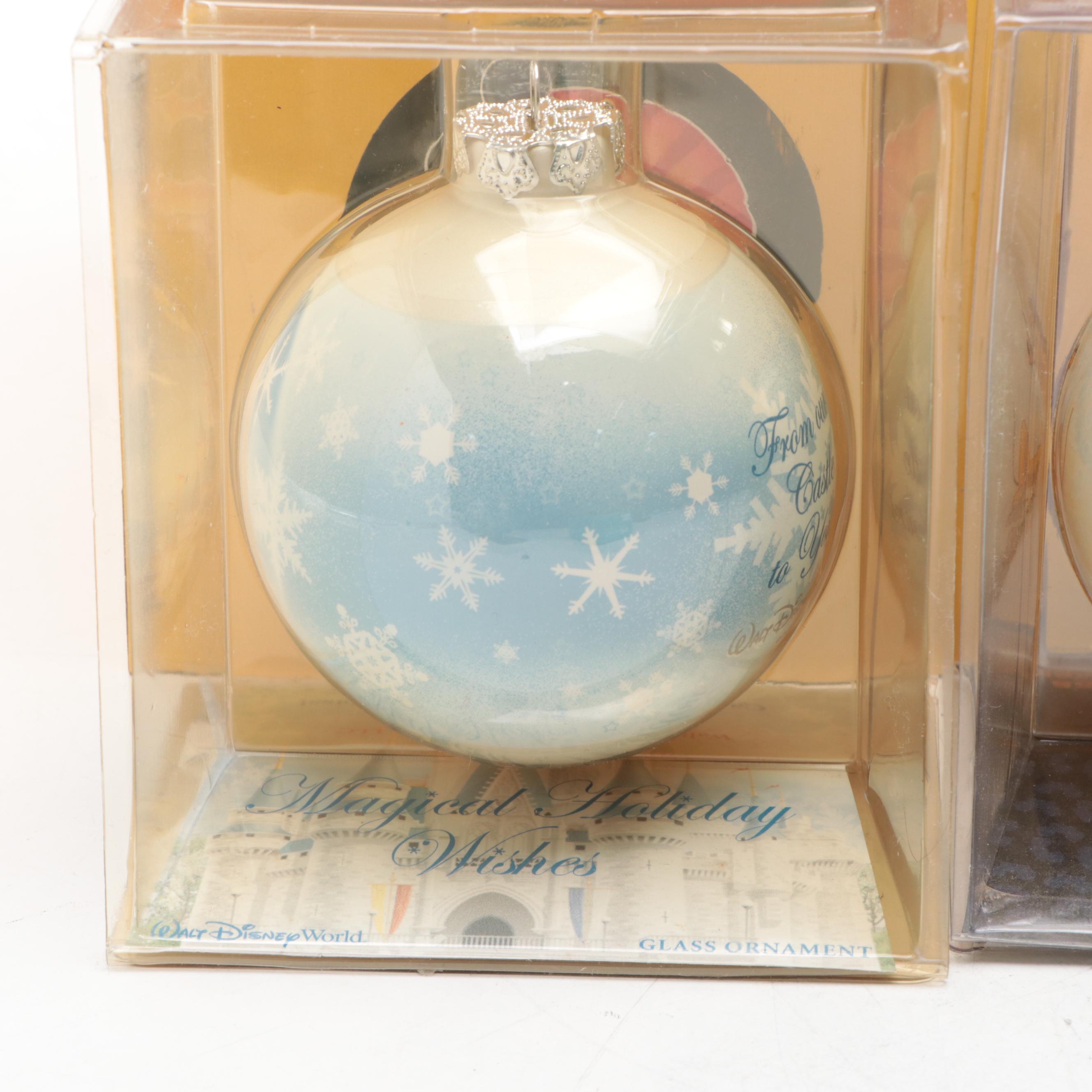 Hallmark and Other Walt Disney Character Themed Christmas Ornaments