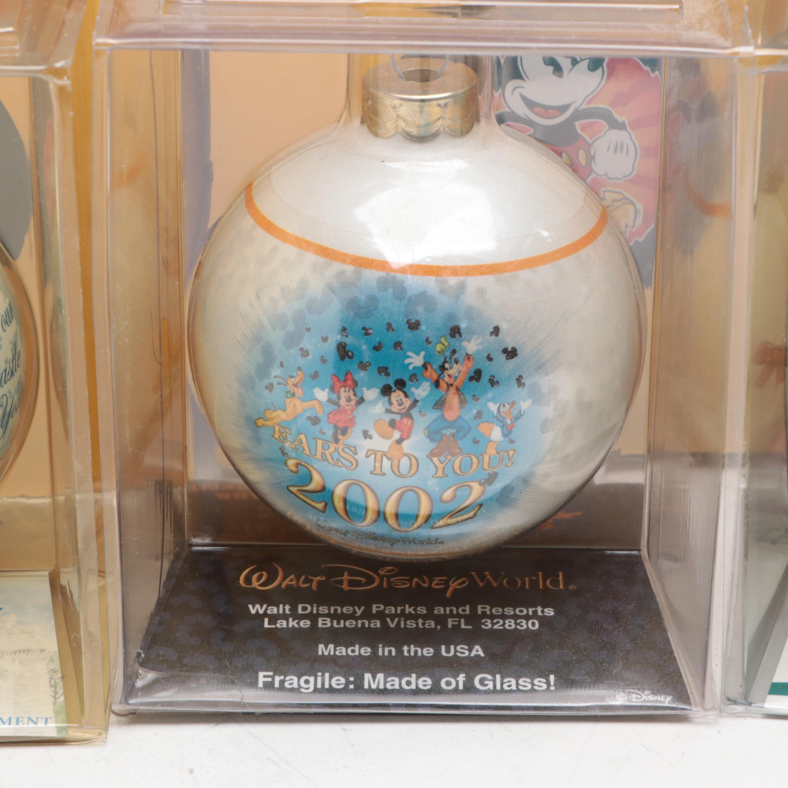 Hallmark and Other Walt Disney Character Themed Christmas Ornaments