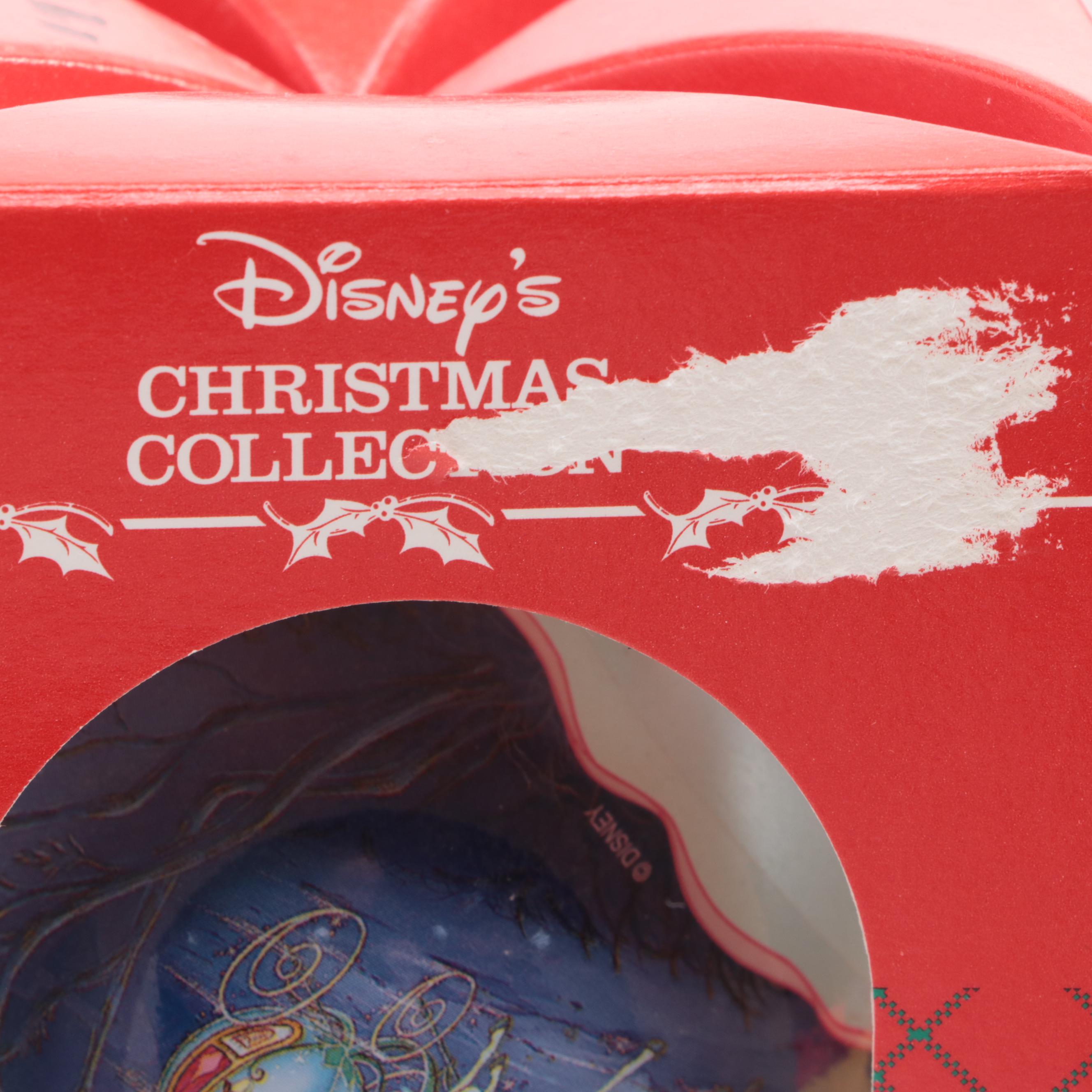 Hallmark and Other Walt Disney Character Themed Christmas Ornaments