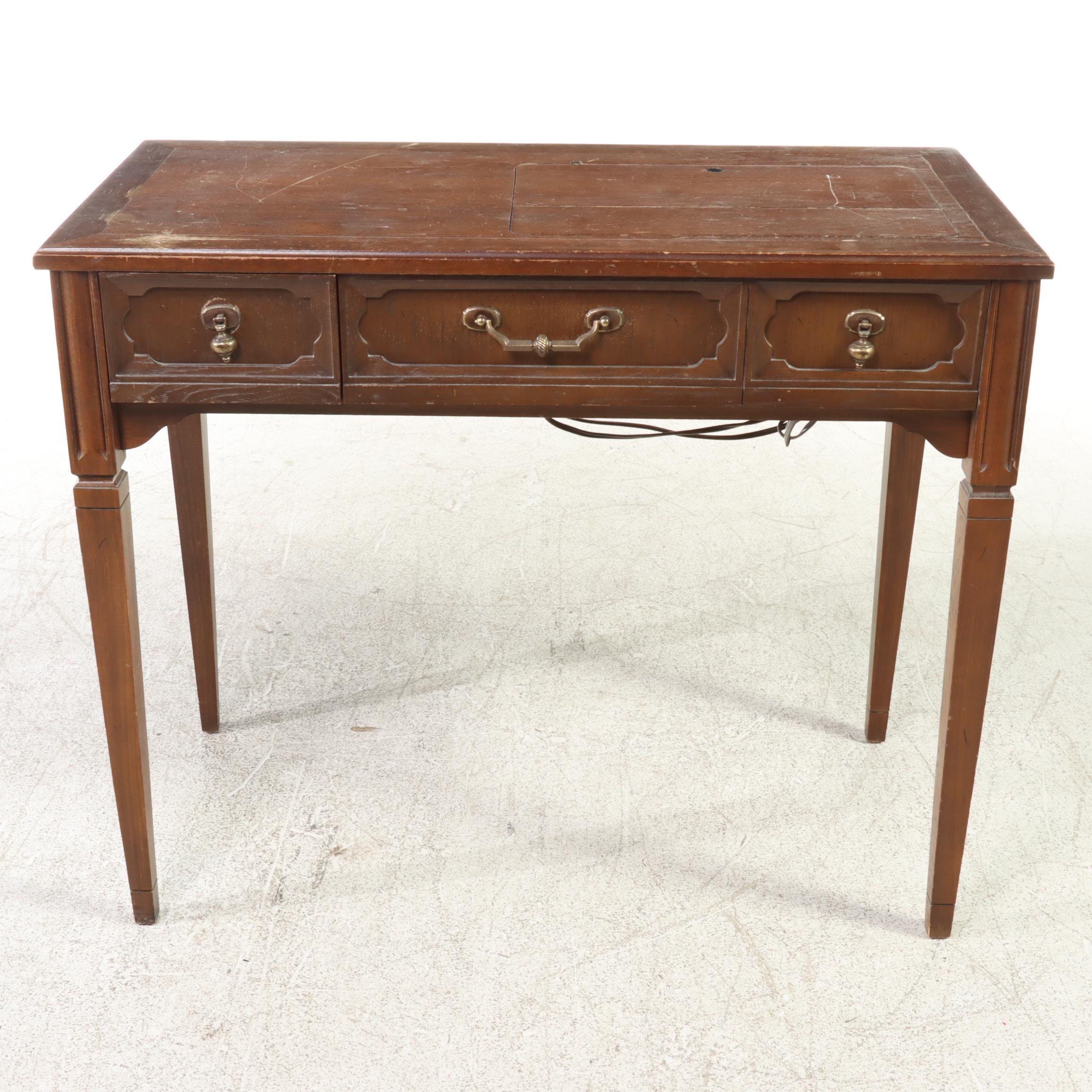 Singer Model 237 Sewing Machine and Table