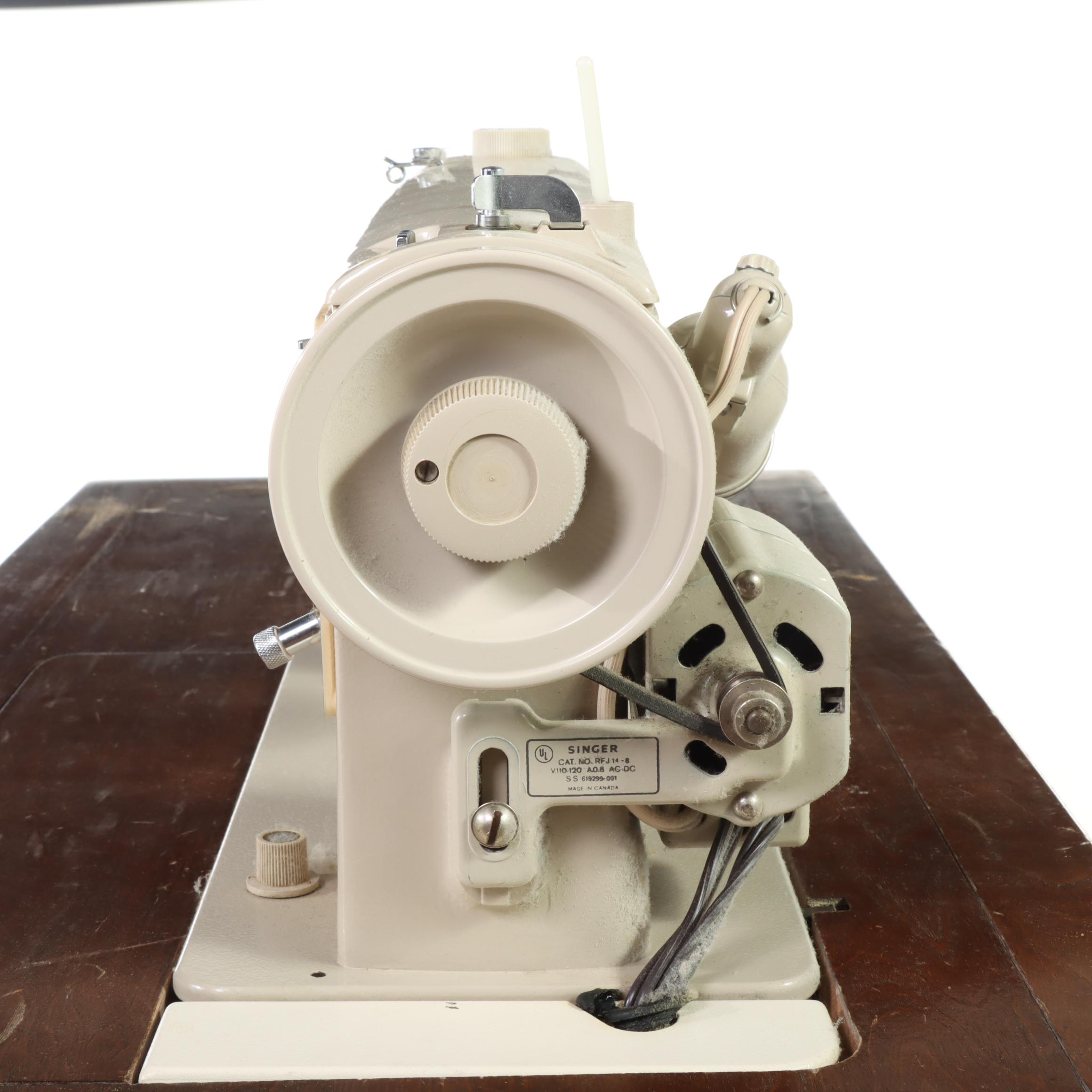 Singer Model 237 Sewing Machine and Table