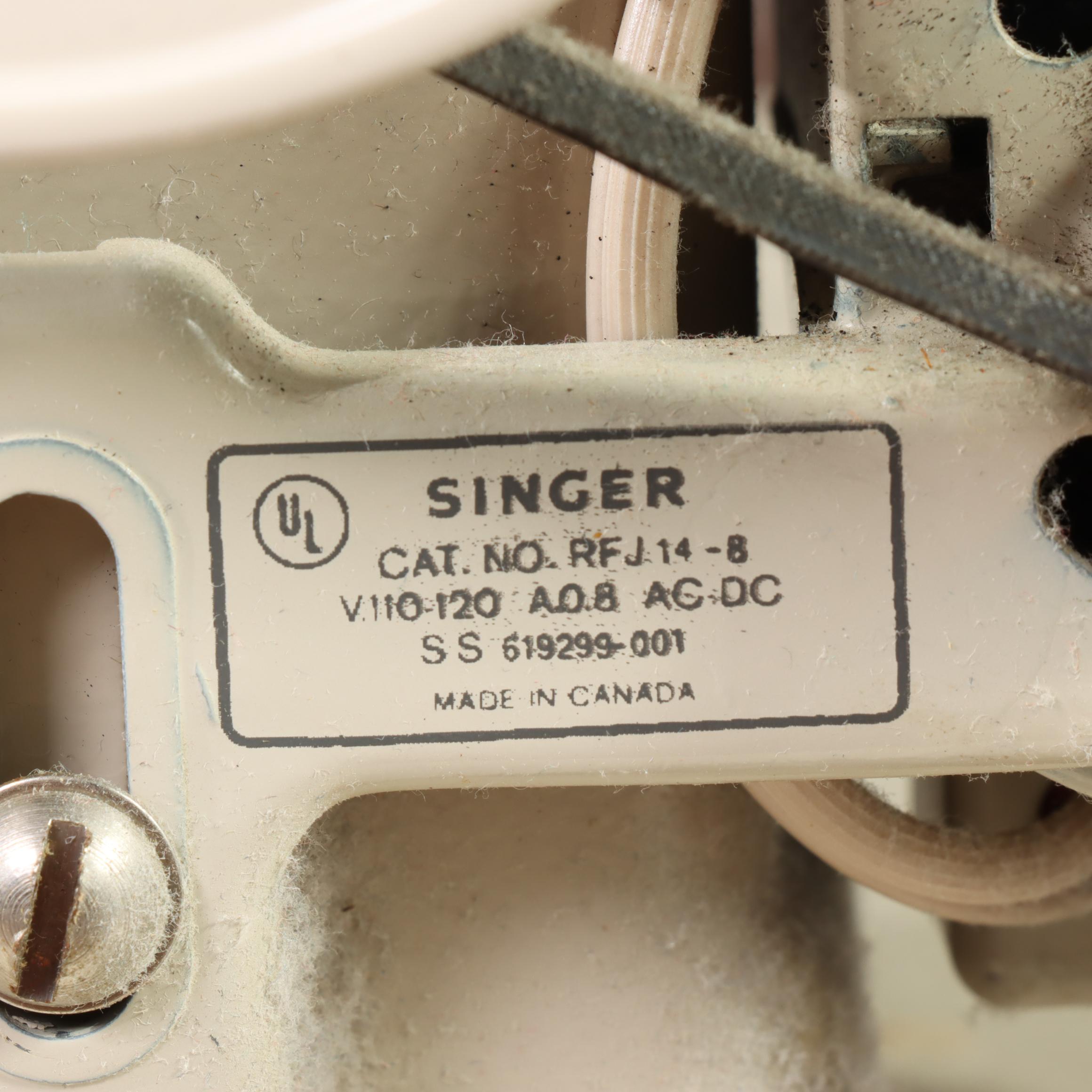 Singer Model 237 Sewing Machine and Table