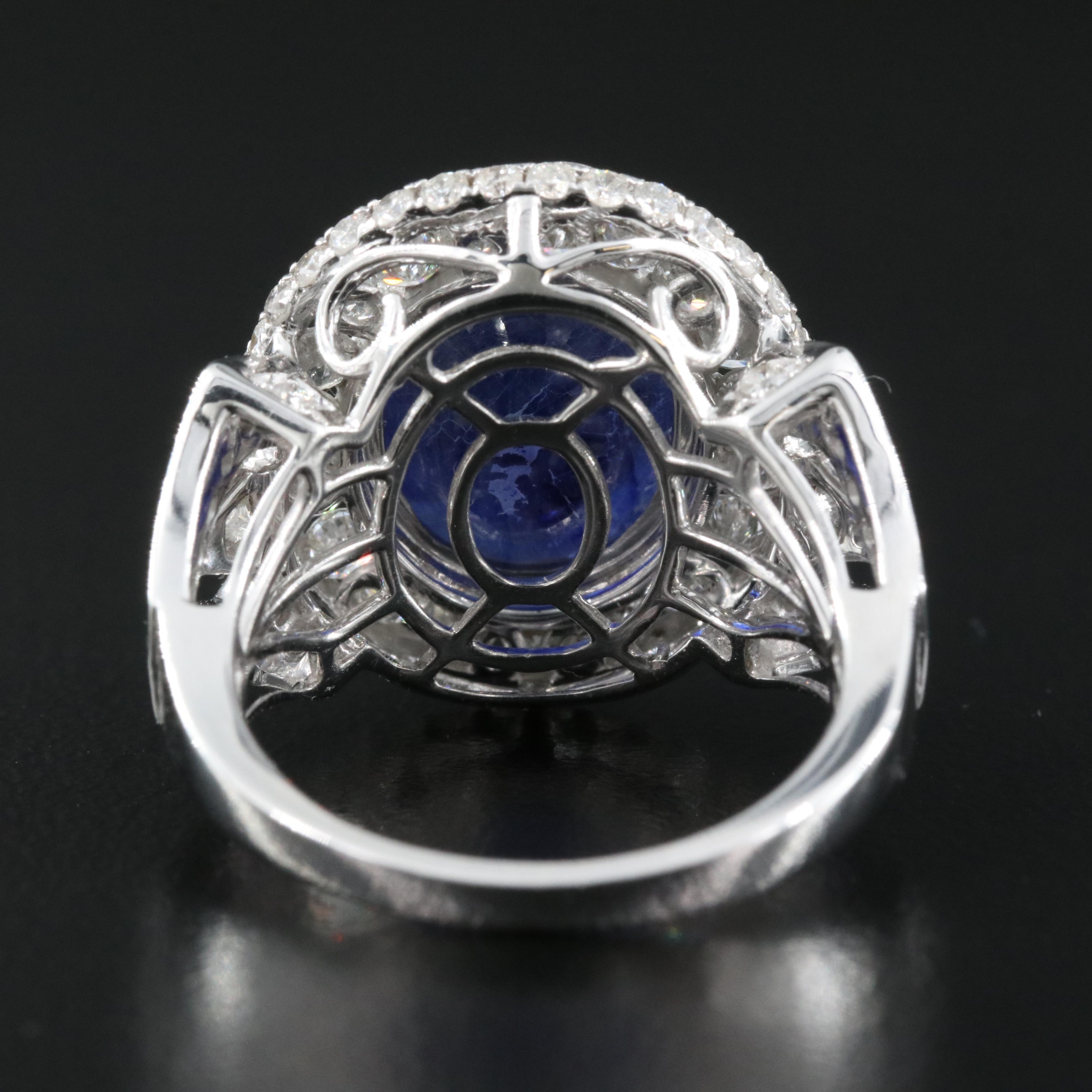 14K Corundum and 2.06 CTW Diamond Ring