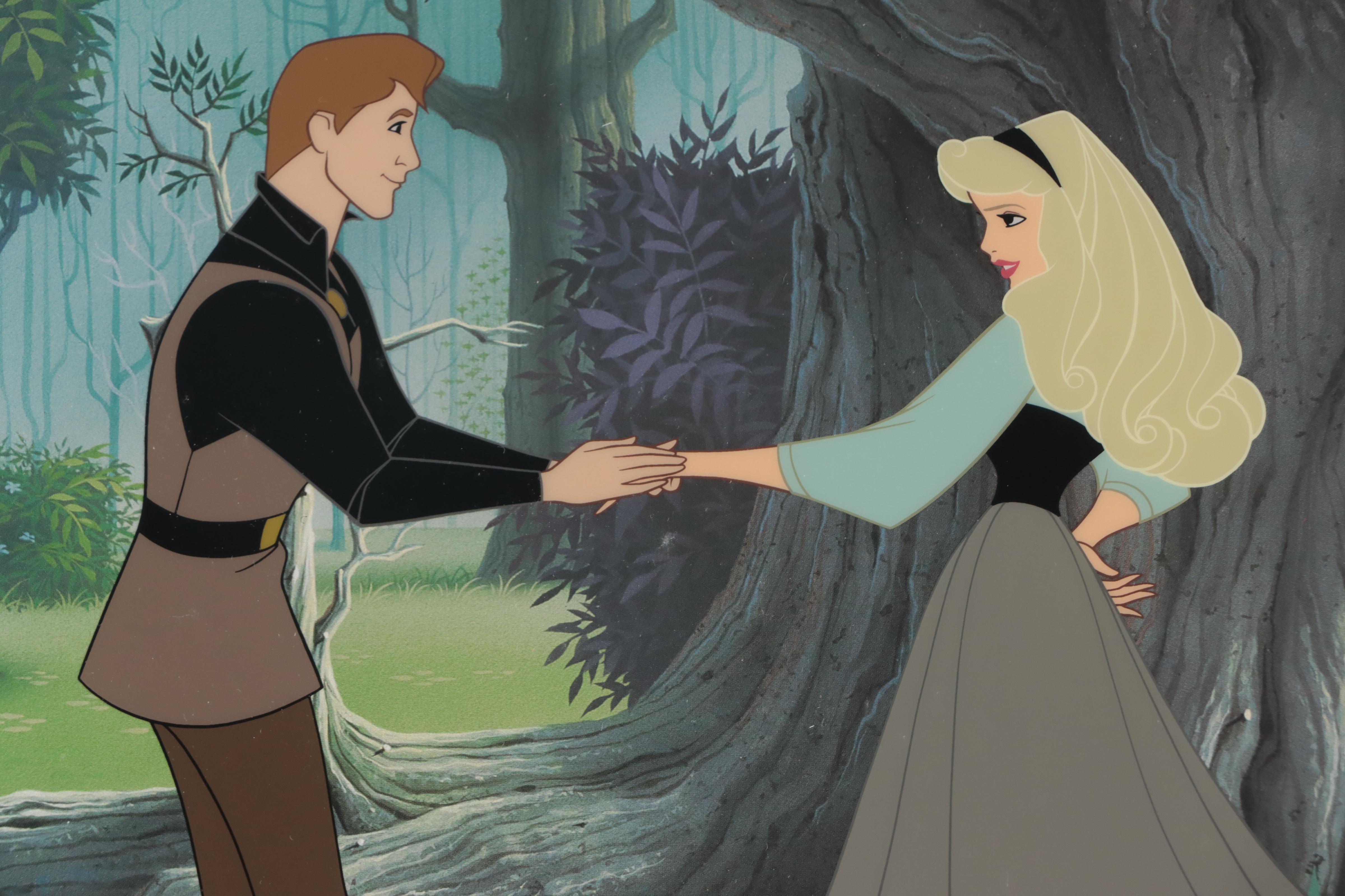 Disney Sericel Signed by Character Voice Artist  "Dream Duet," 1998