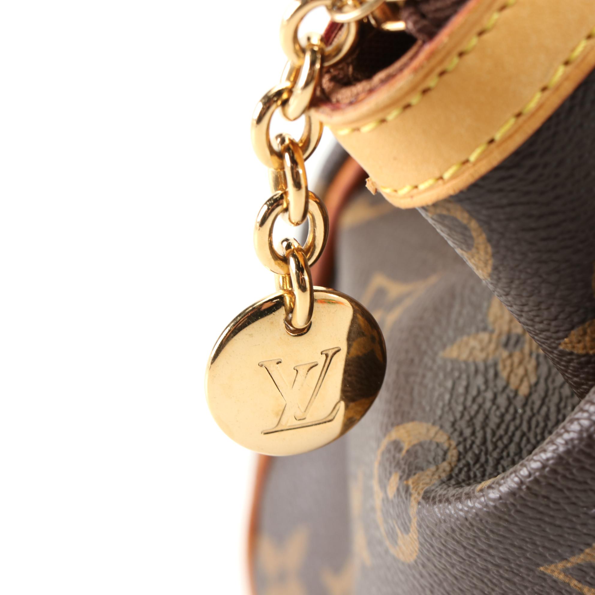 Louis Vuitton Palermo PM Shoulder Bag in Monogram Canvas and Vachetta Leather