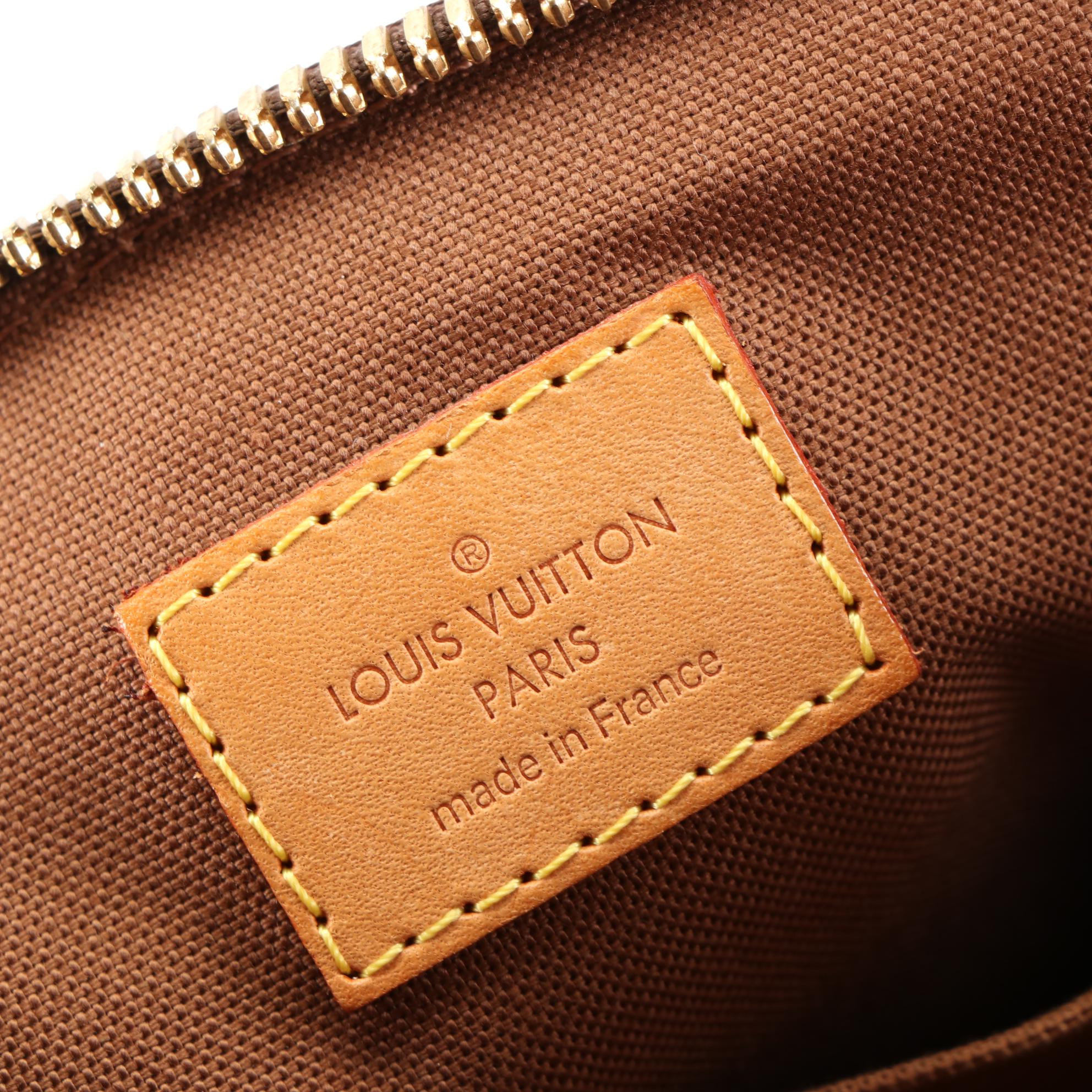 Louis Vuitton Palermo PM Shoulder Bag in Monogram Canvas and Vachetta Leather