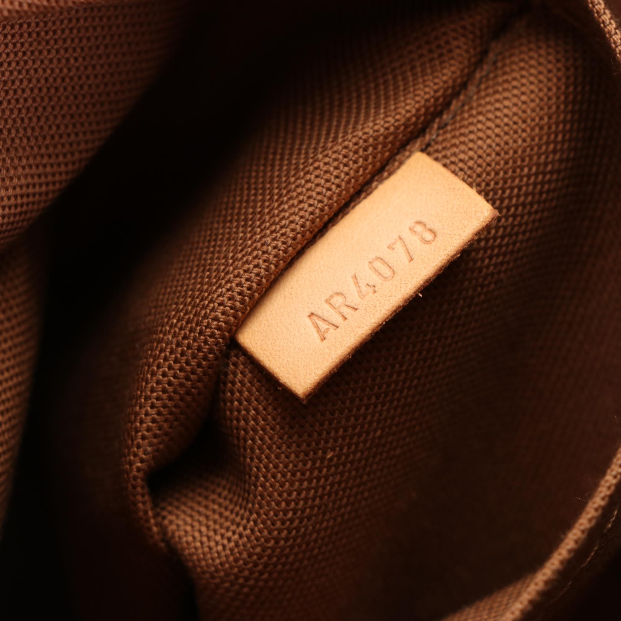 Louis Vuitton Palermo PM Shoulder Bag in Monogram Canvas and Vachetta Leather