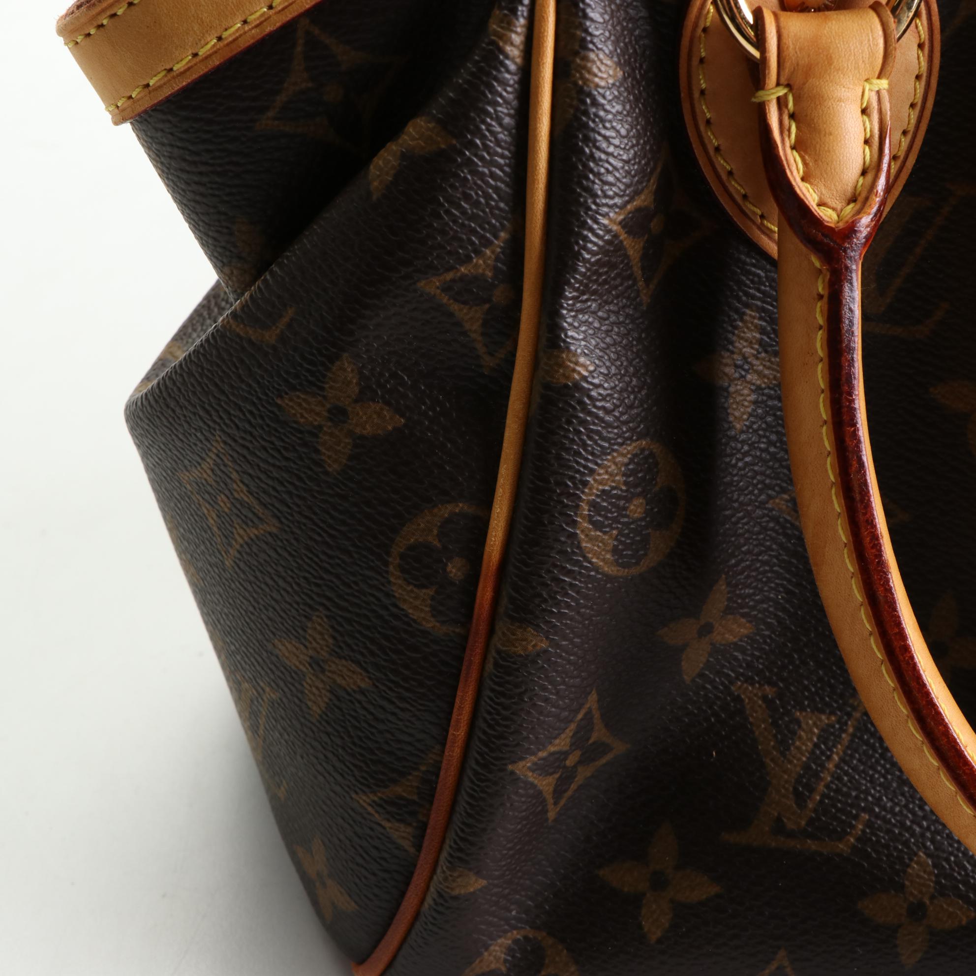 Louis Vuitton Palermo PM Shoulder Bag in Monogram Canvas and Vachetta Leather