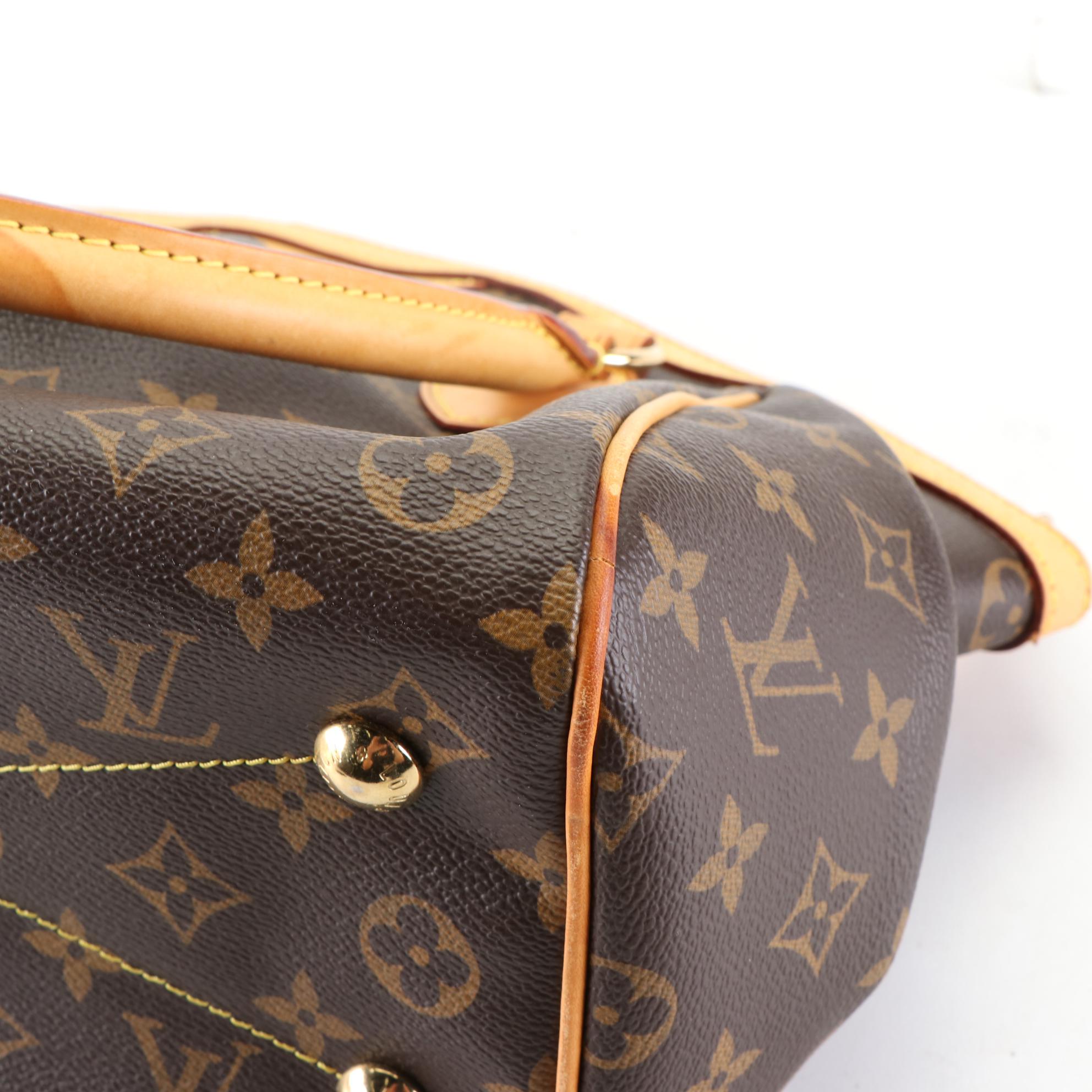 Louis Vuitton Palermo PM Shoulder Bag in Monogram Canvas and Vachetta Leather
