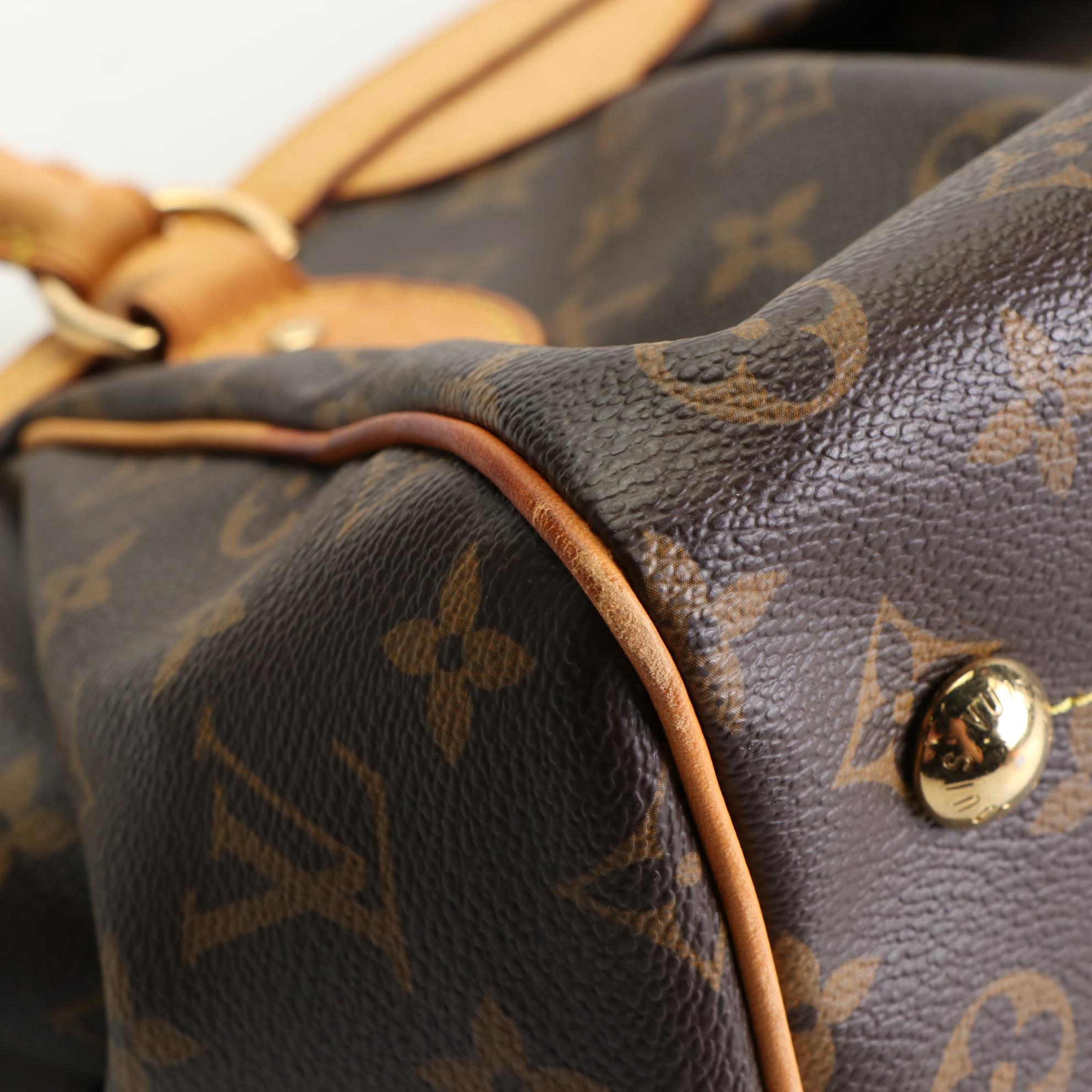Louis Vuitton Palermo PM Shoulder Bag in Monogram Canvas and Vachetta Leather