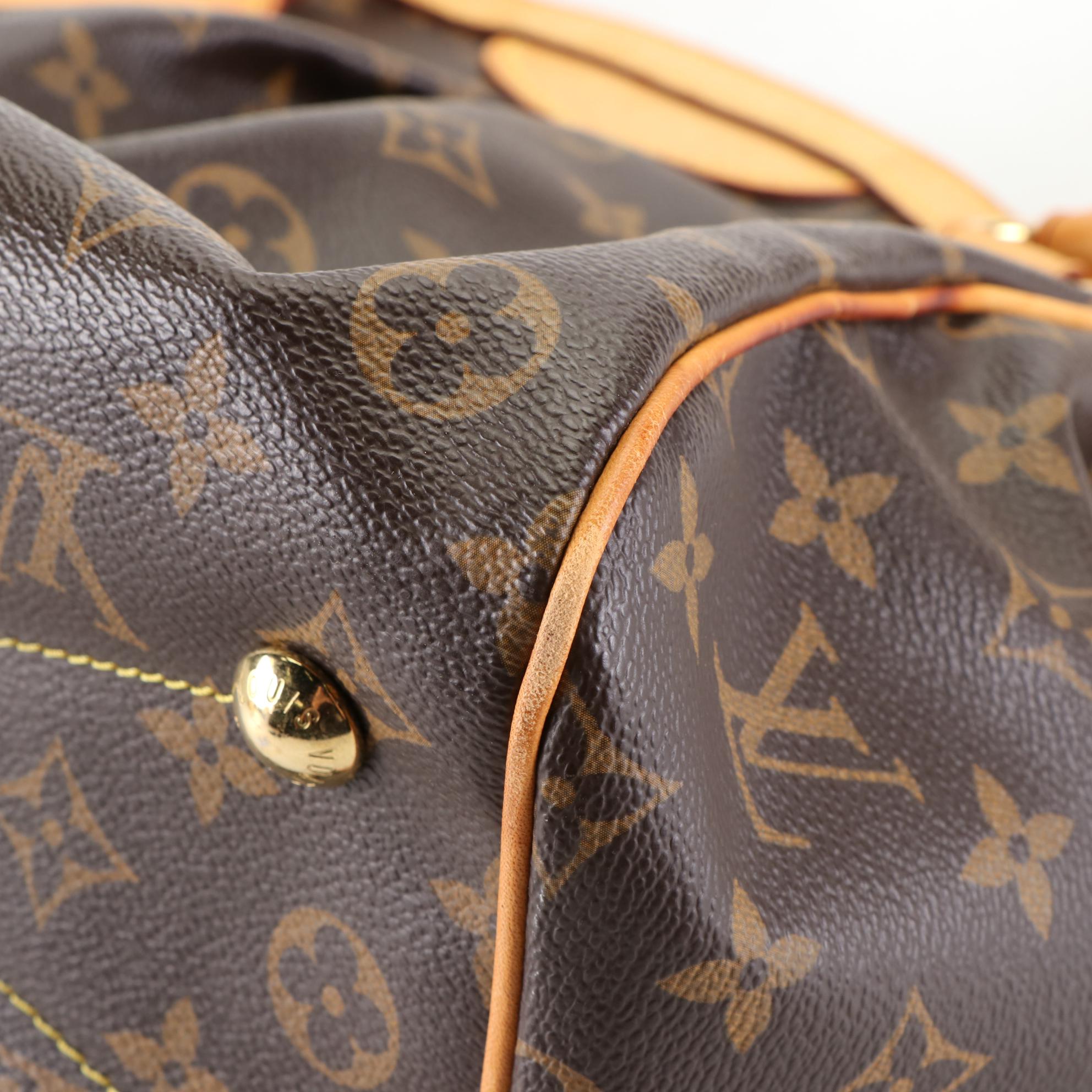 Louis Vuitton Palermo PM Shoulder Bag in Monogram Canvas and Vachetta Leather