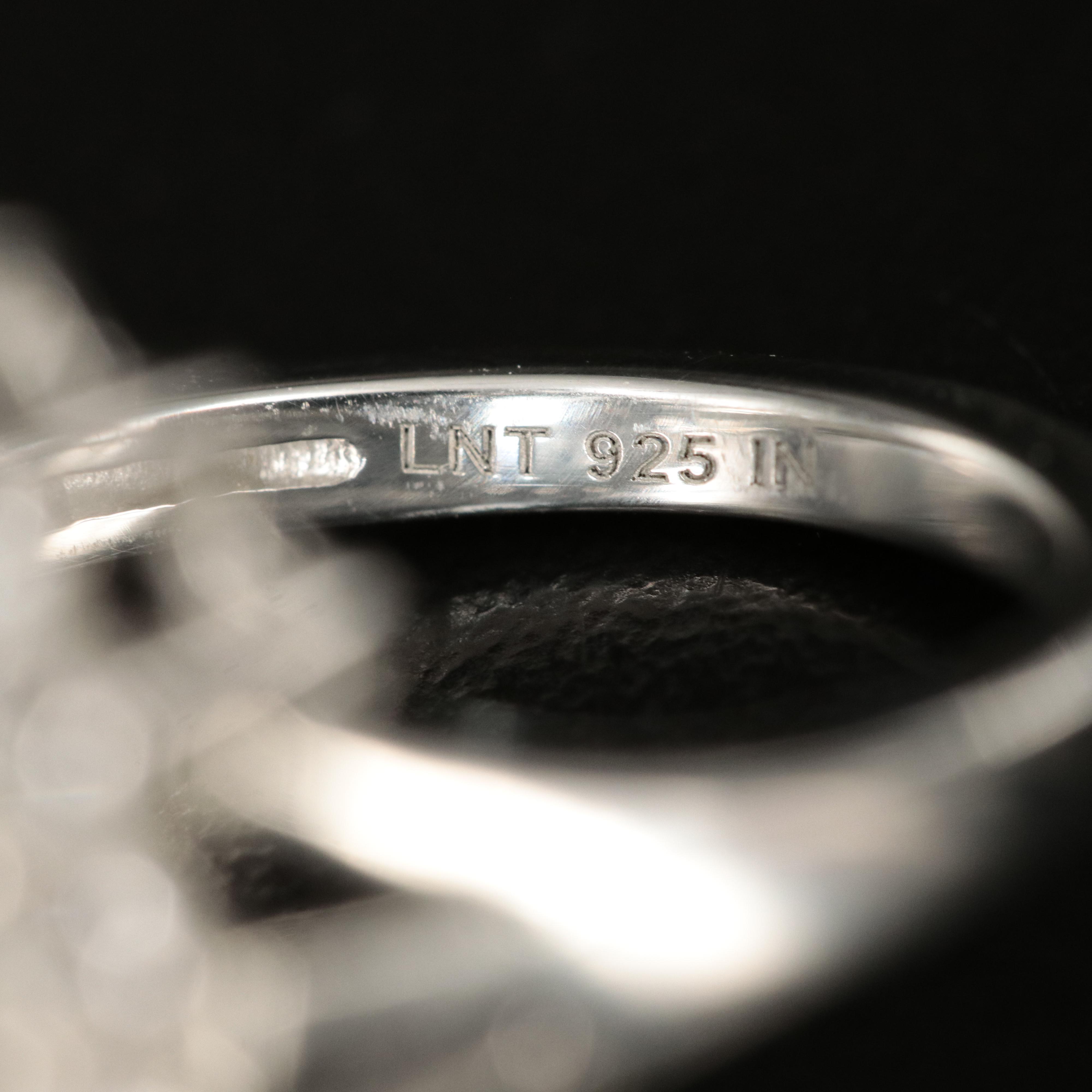 Sterling Sky Blue and White Topaz Ring