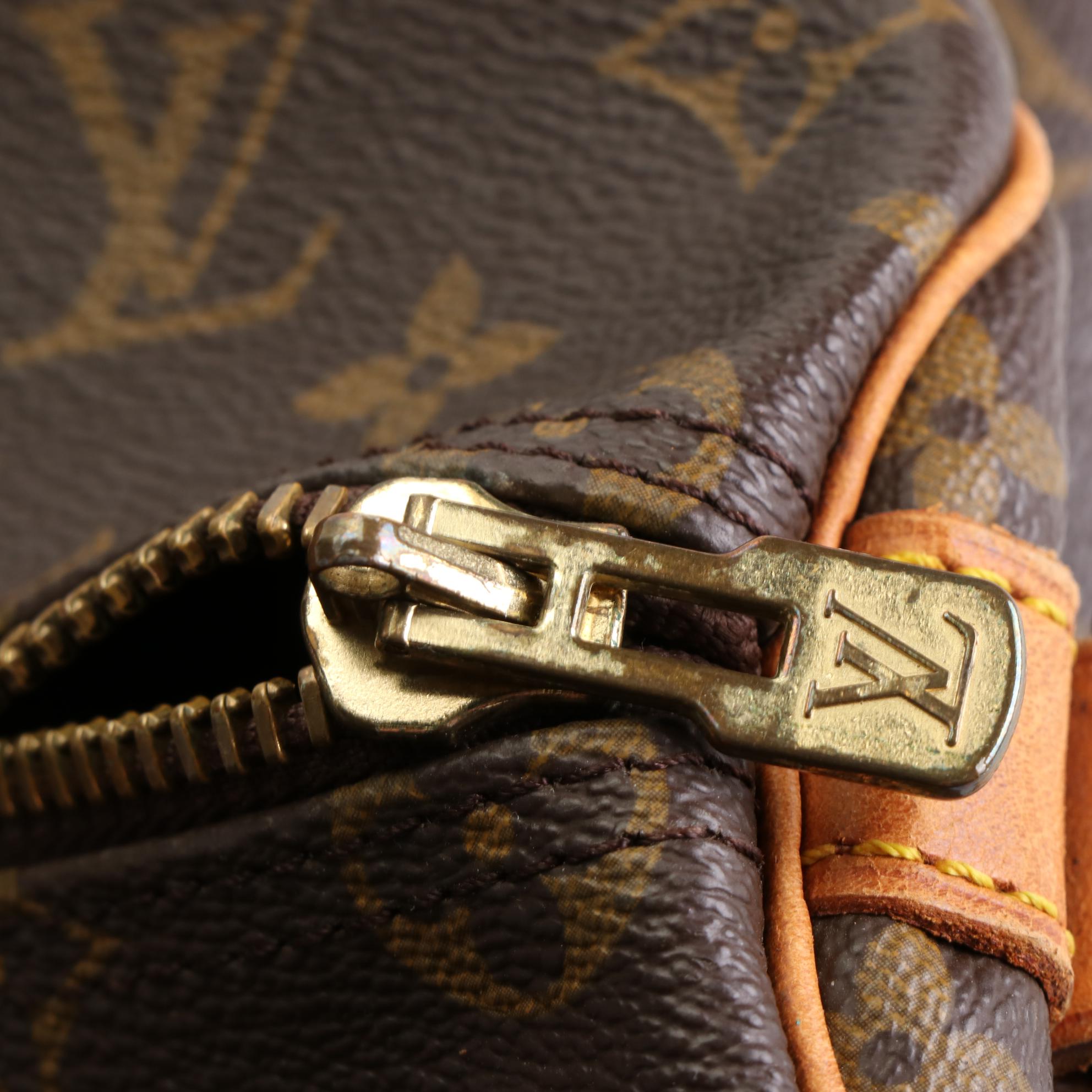 Louis Vuitton Keepall Bandoulière 50 Duffle Bag in Monogram Canvas and Leather