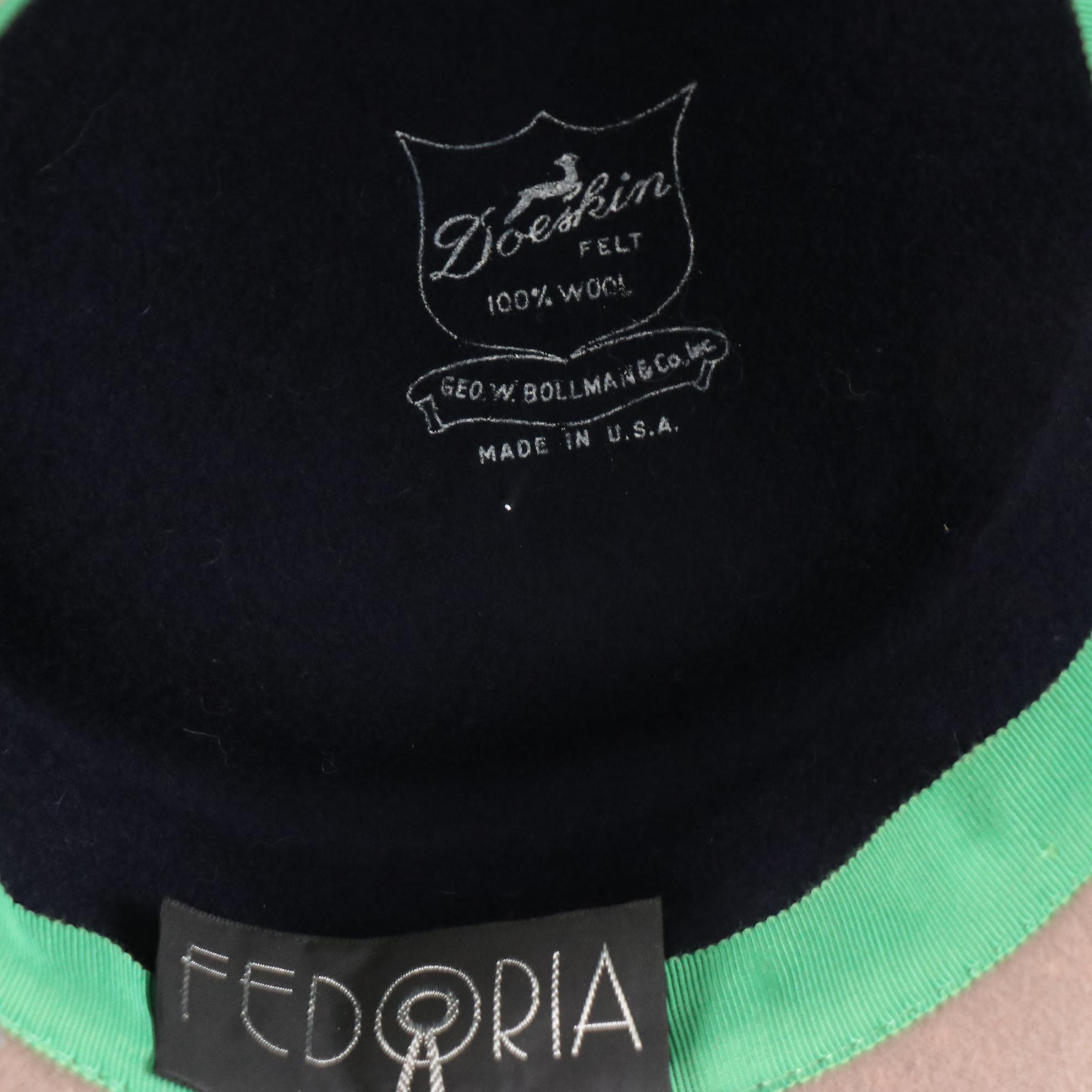 Oppenheim Collins, Chapeaux and Other Lace Trim, Embroidered and Felt Hats