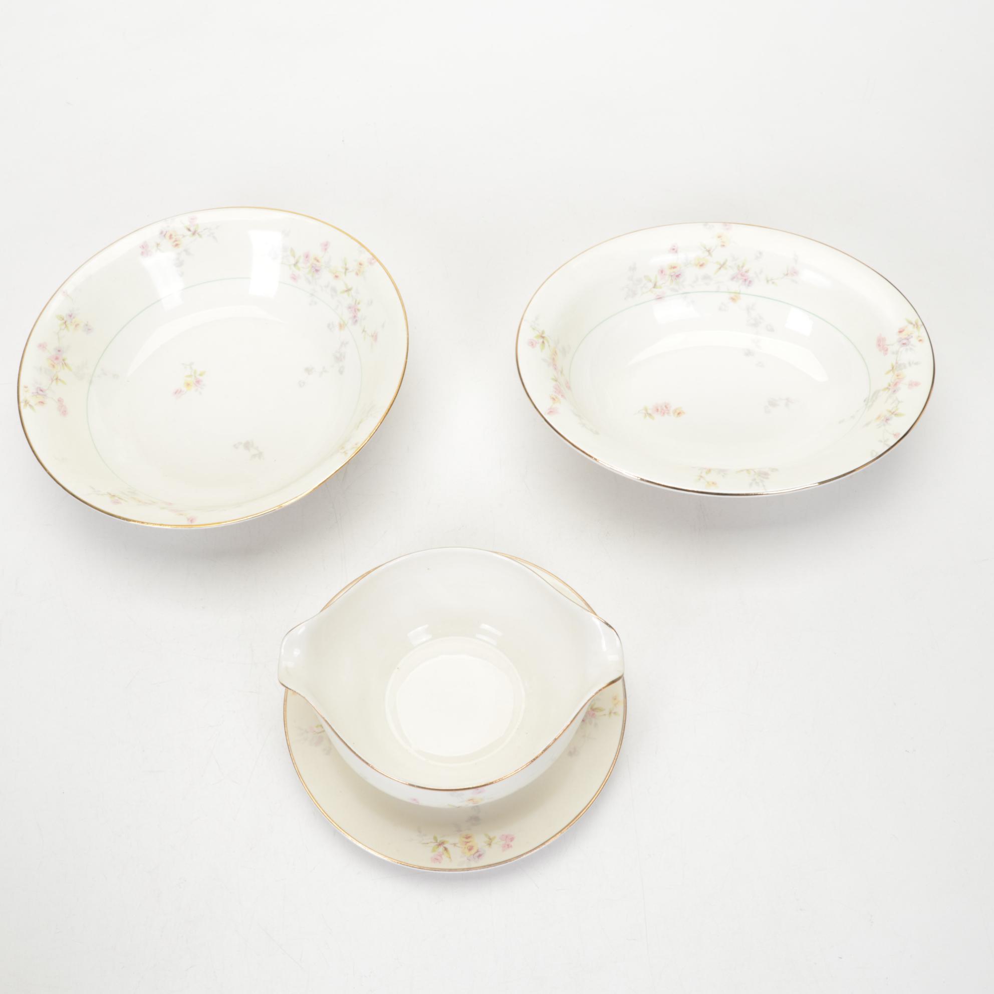 Pope Gosser "Clementine" Ceramic Dinnerware, Mid-20th Century