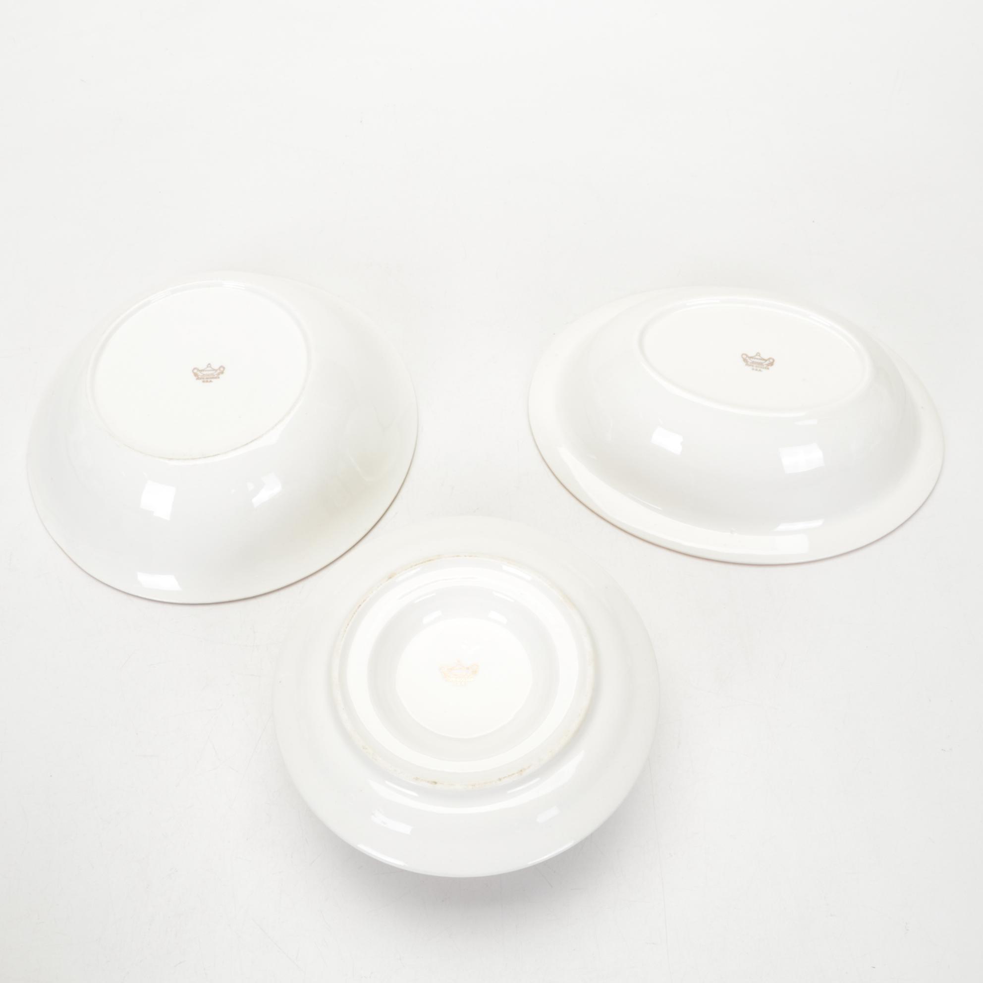 Pope Gosser "Clementine" Ceramic Dinnerware, Mid-20th Century