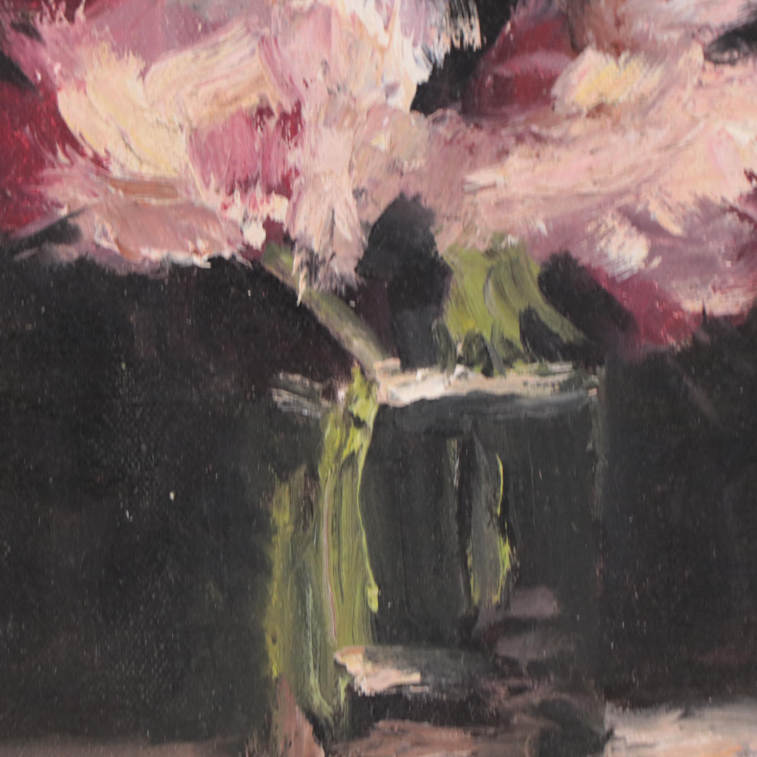 Floral Still Life Oil Painting, 21st Century