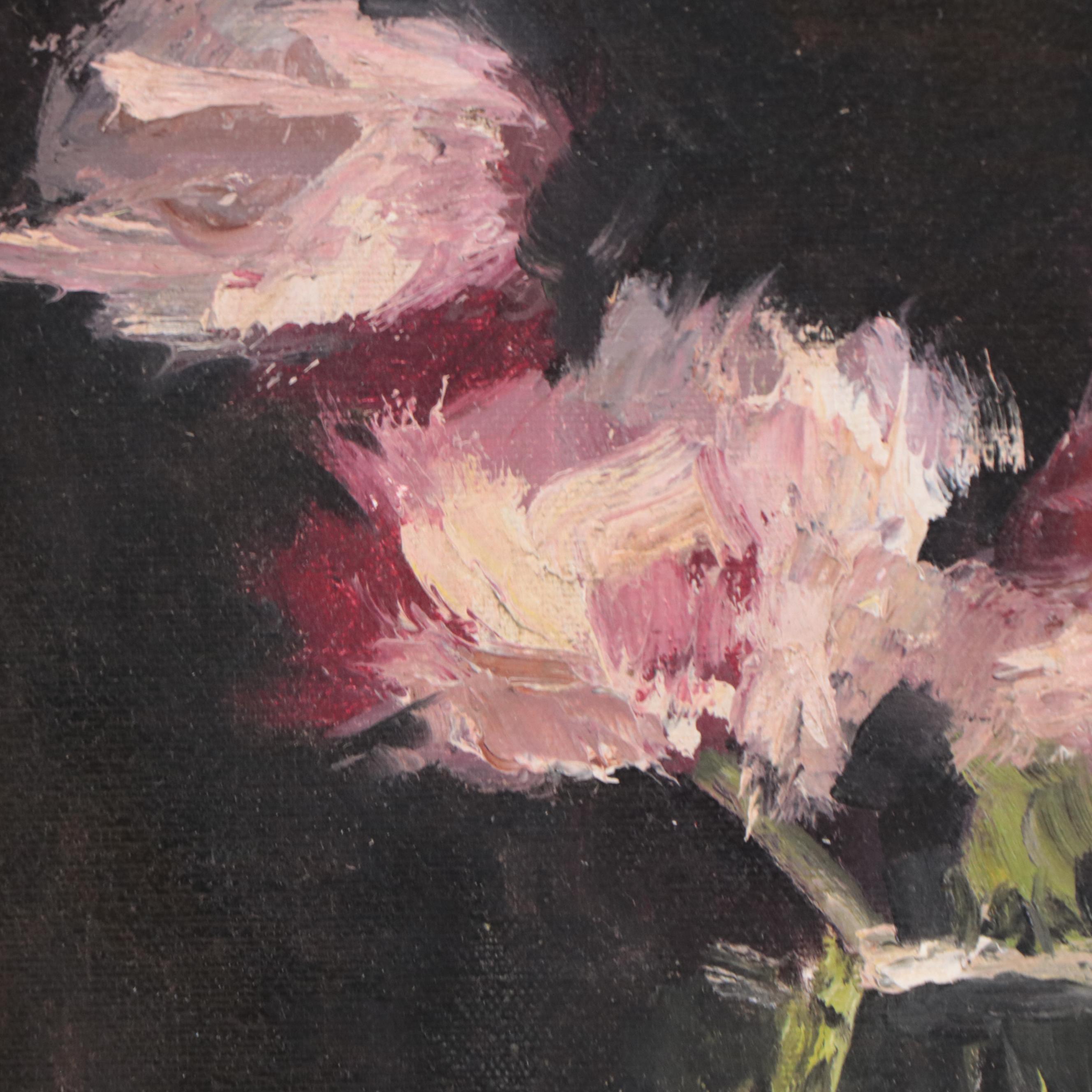 Floral Still Life Oil Painting, 21st Century