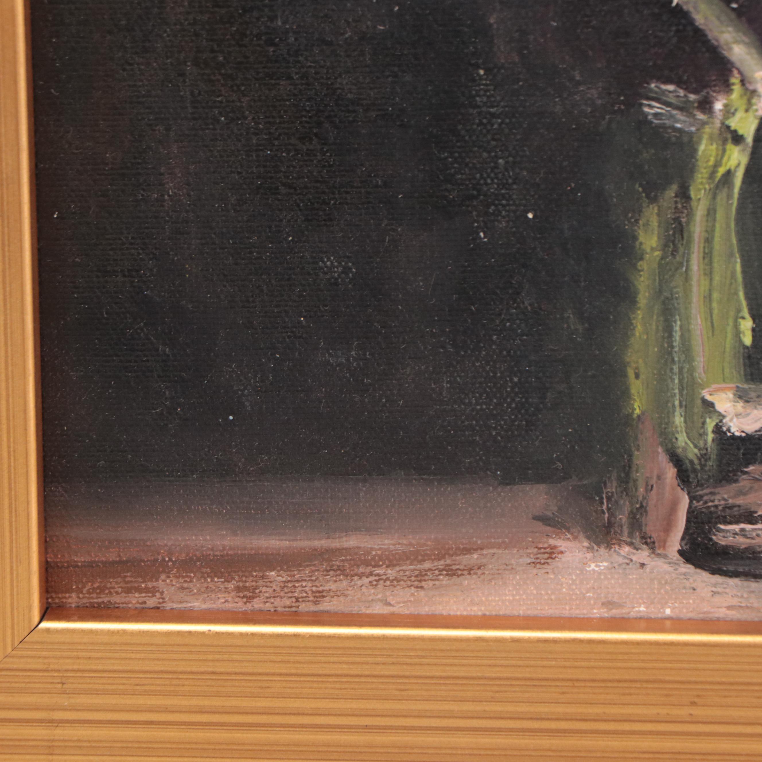 Floral Still Life Oil Painting, 21st Century