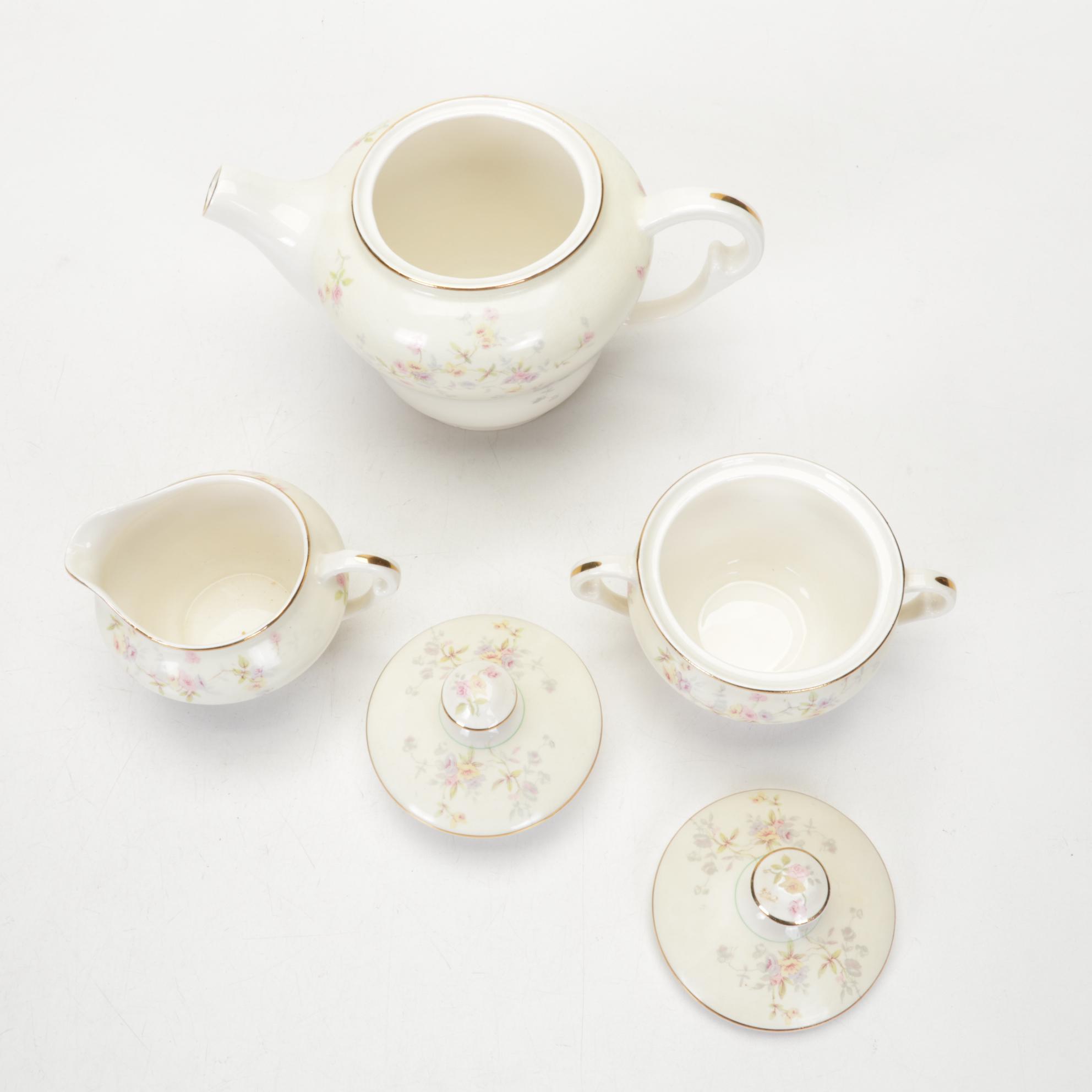 Pope Gosser "Clementine" Ceramic Dinnerware, Mid-20th Century