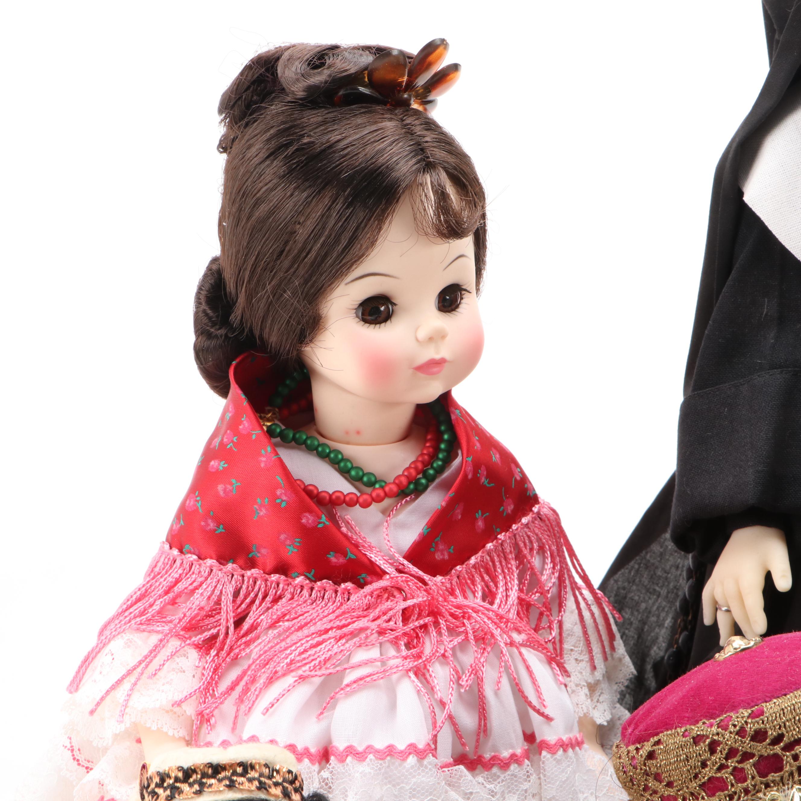 Madame Alexander with Genuine Nun Doll "Sister of Notre Dame" and Other Dolls