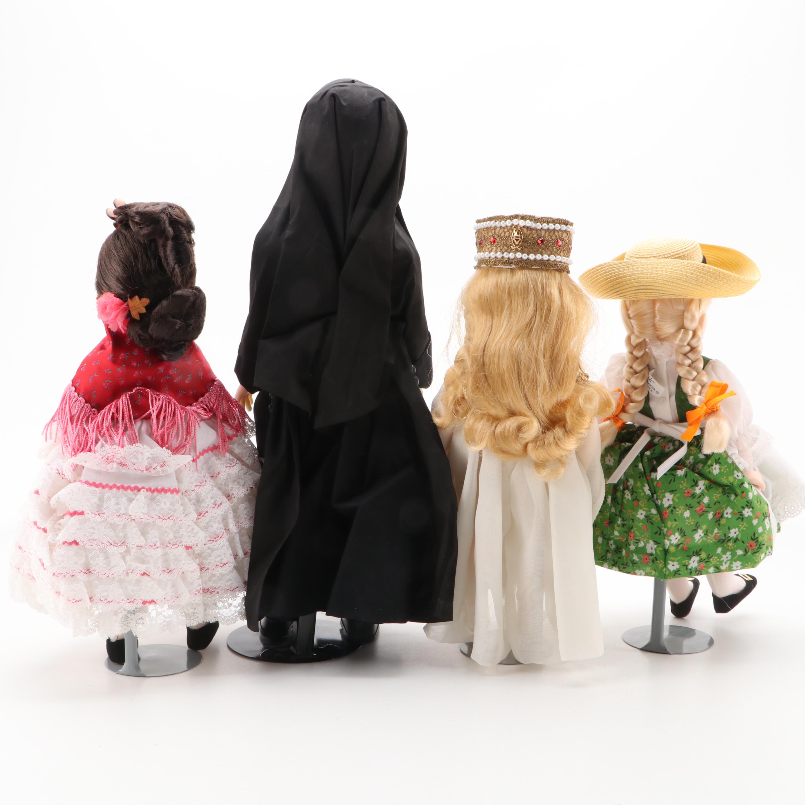 Madame Alexander with Genuine Nun Doll "Sister of Notre Dame" and Other Dolls