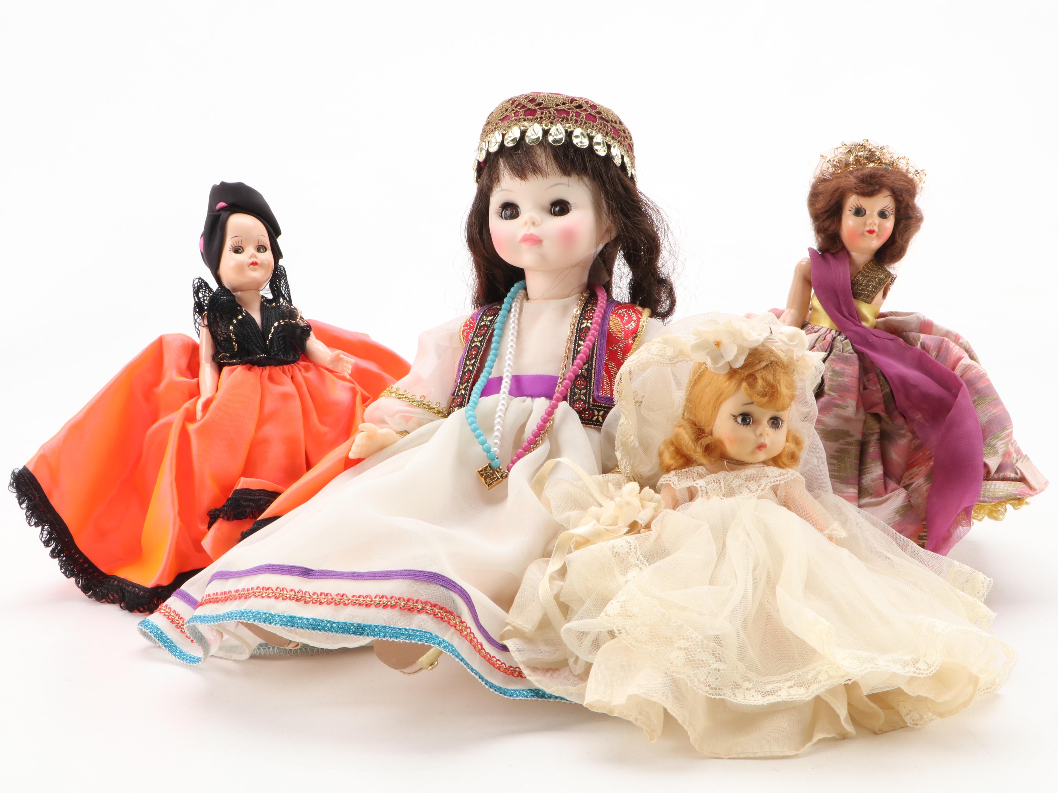 Madame Alexander with Genuine Nun Doll "Sister of Notre Dame" and Other Dolls