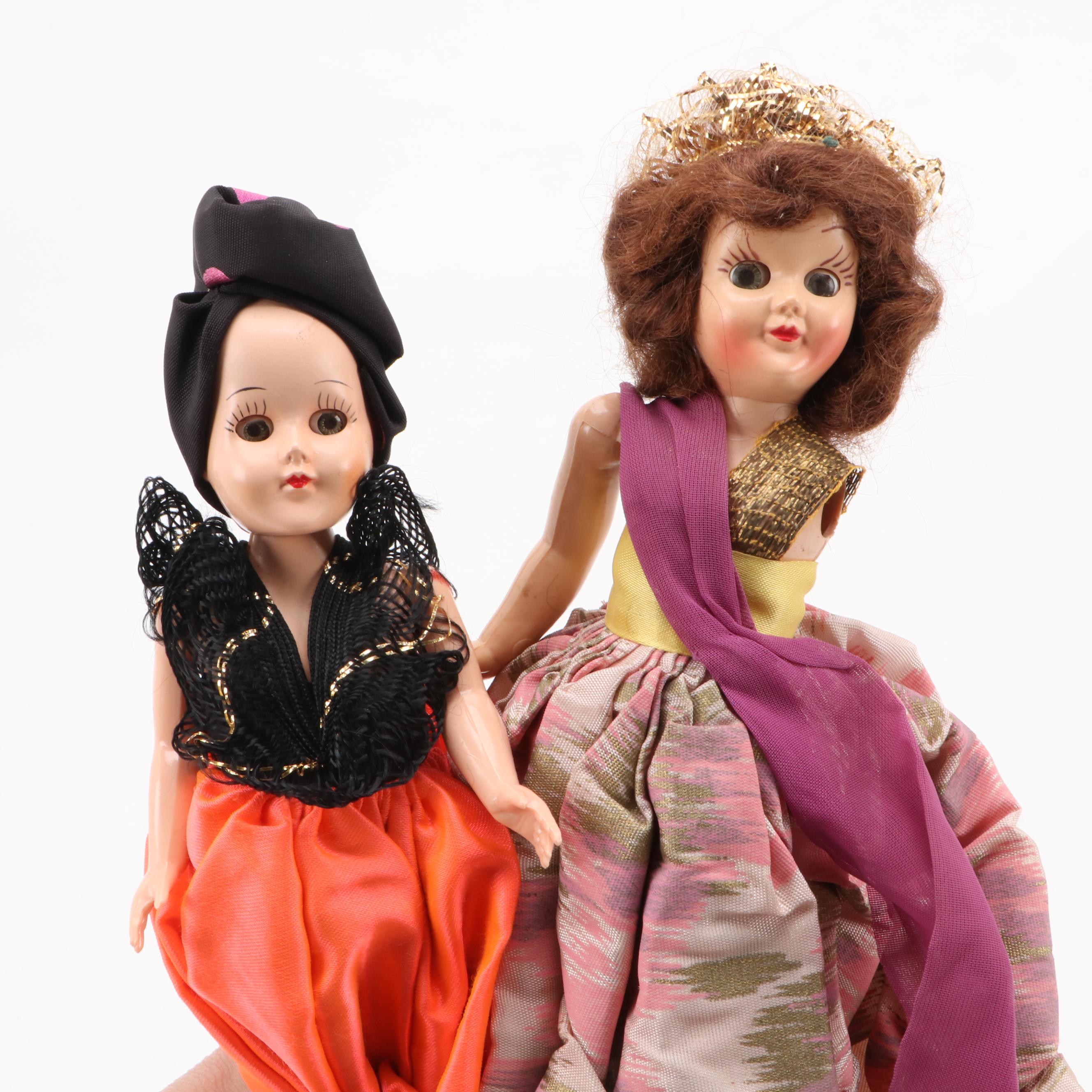 Madame Alexander with Genuine Nun Doll "Sister of Notre Dame" and Other Dolls