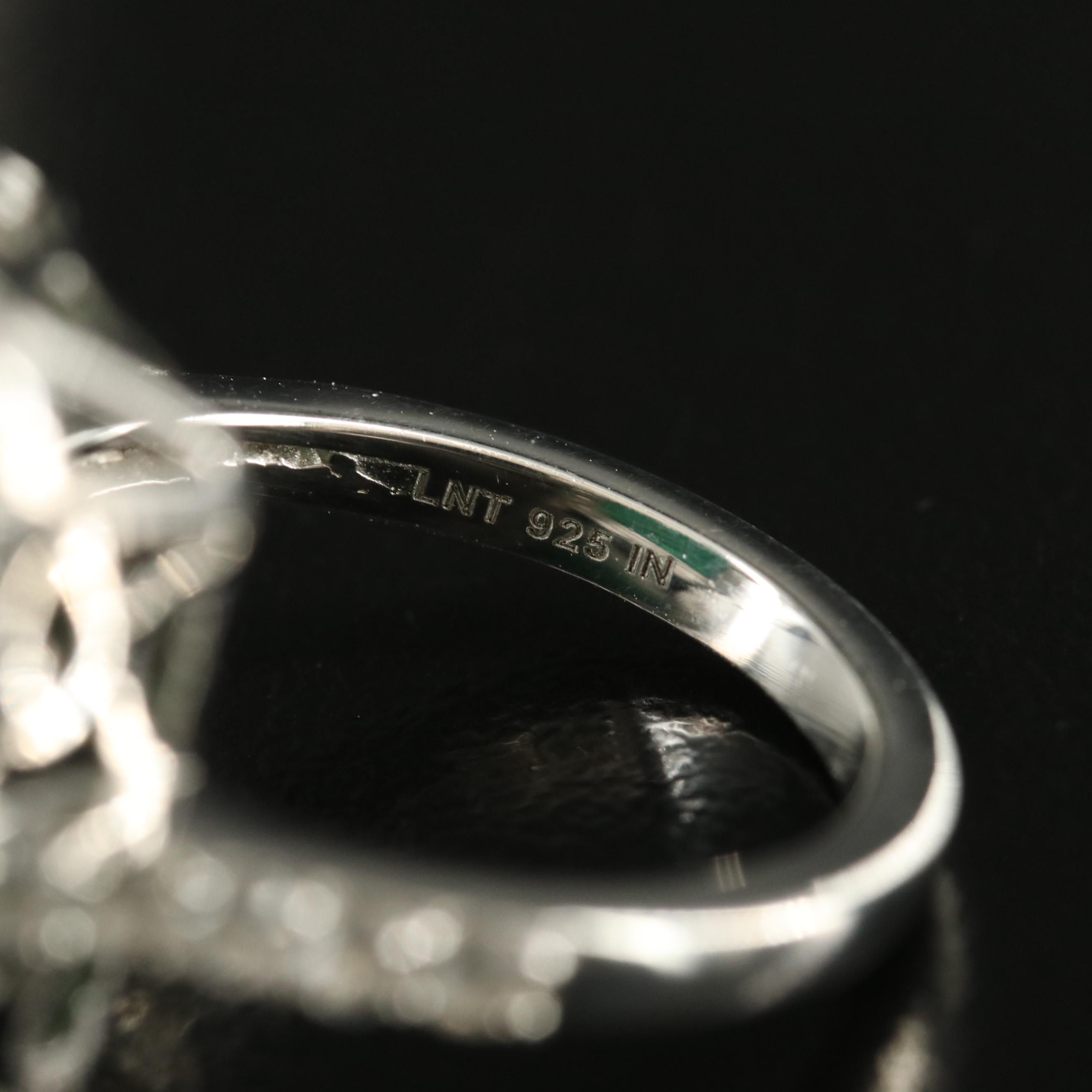 Sterling Beryl and Topaz Rings