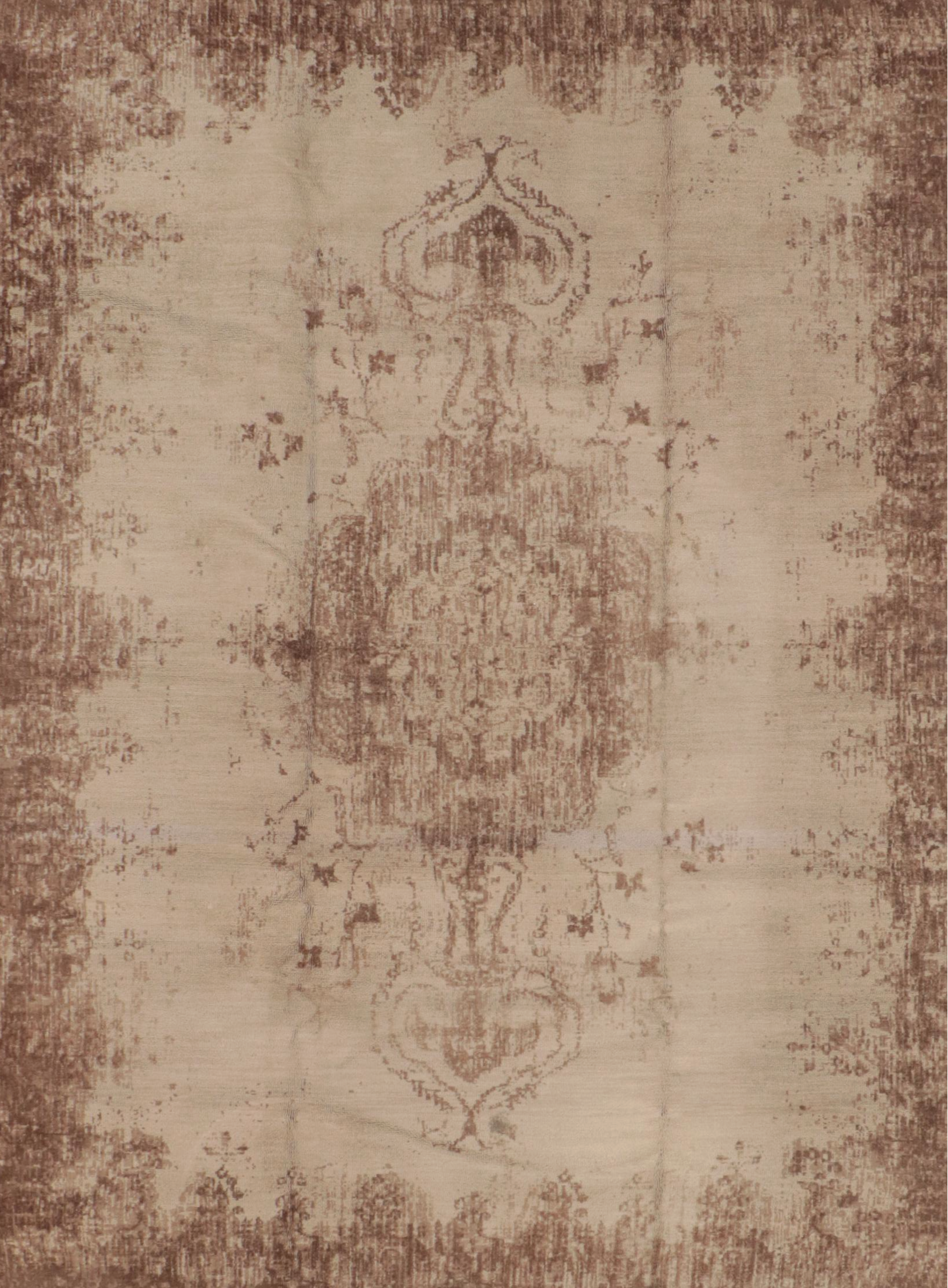 9' x 12' Machine-Made Pottery Barn Overdyed Indian Area Rug