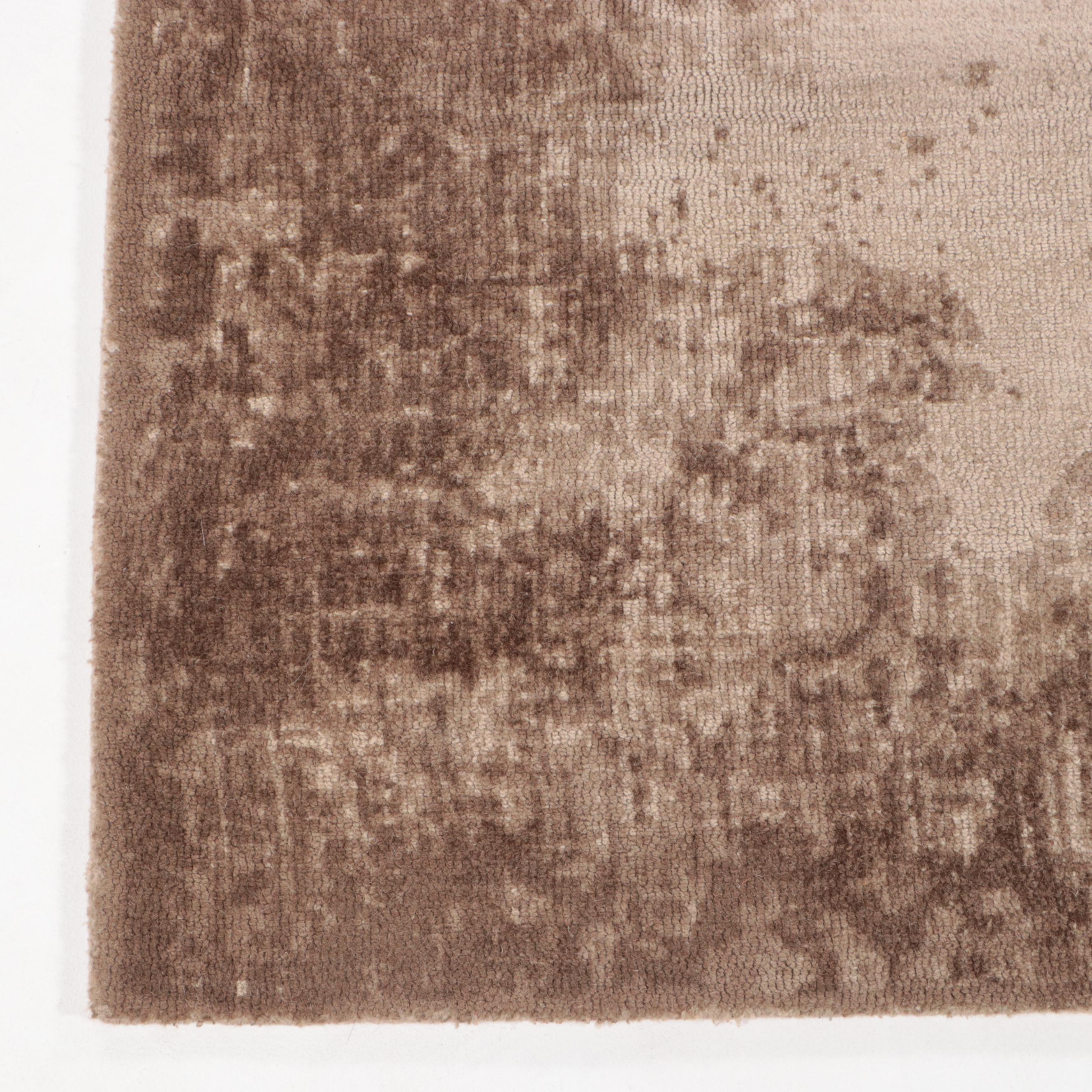 9' x 12' Machine-Made Pottery Barn Overdyed Indian Area Rug