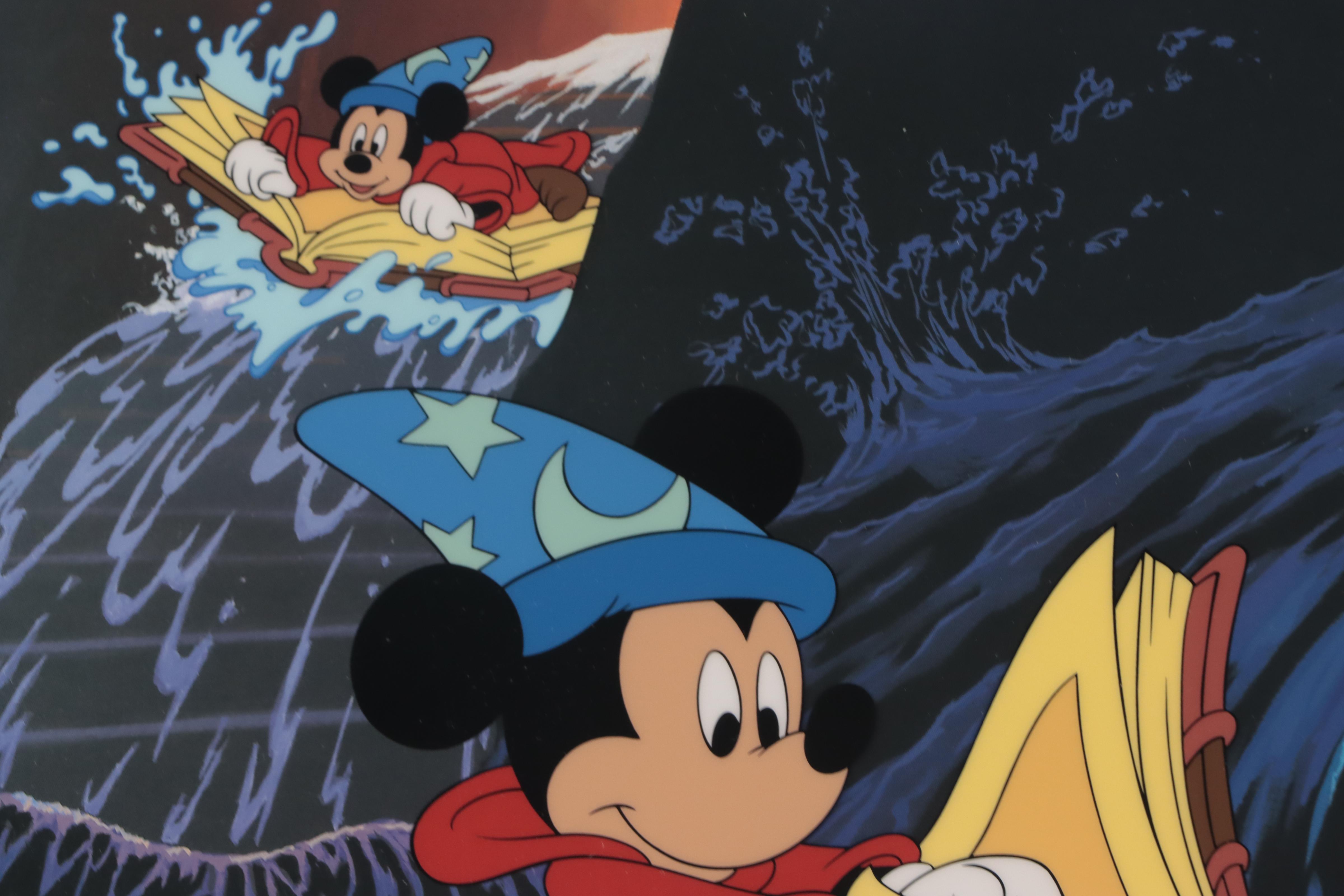 Disney Fantasia Sericel "Apprentice Adventure," 1999