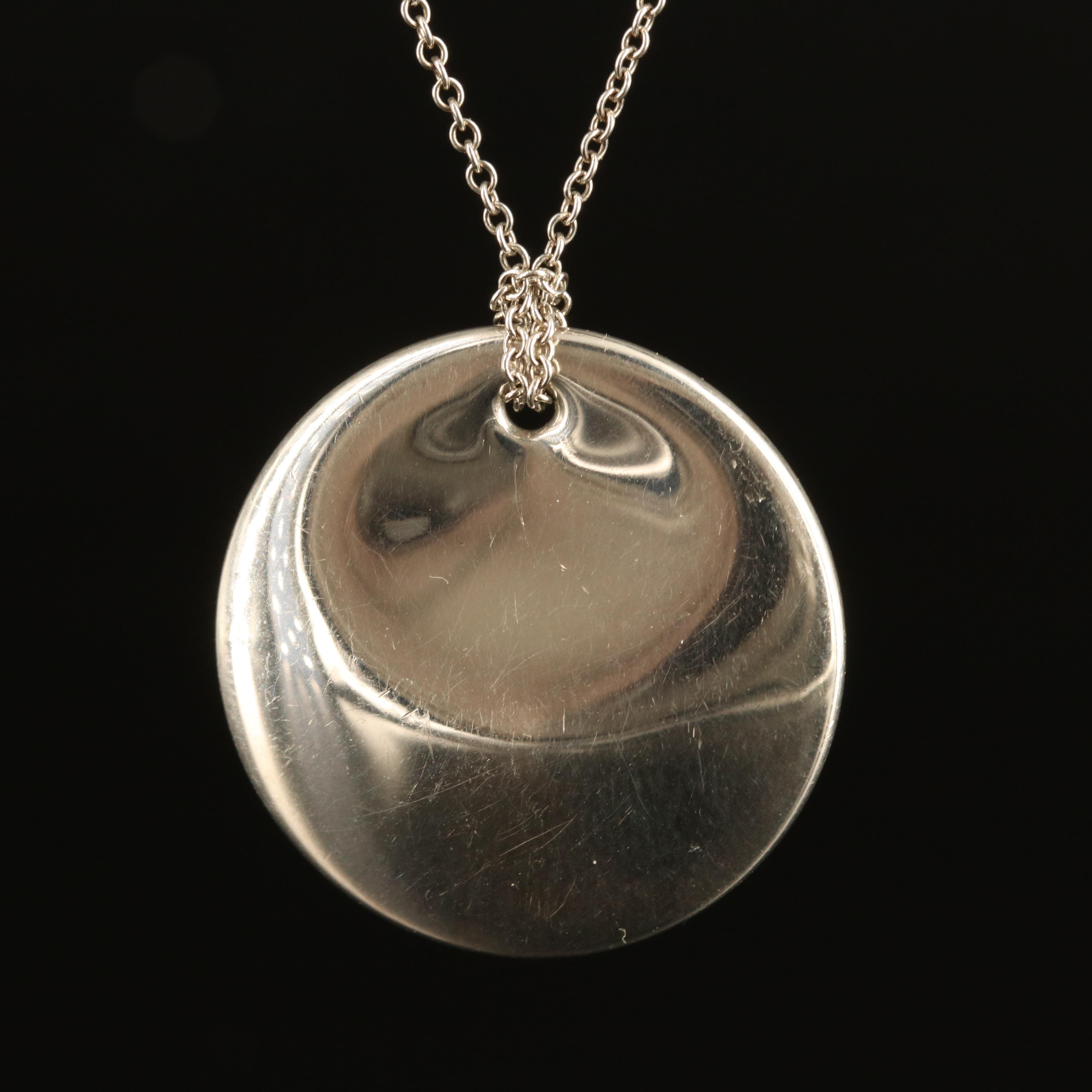 Elsa Peretti for Tiffany & Co. Pendant on Tiffany & Co. Chain in Sterling