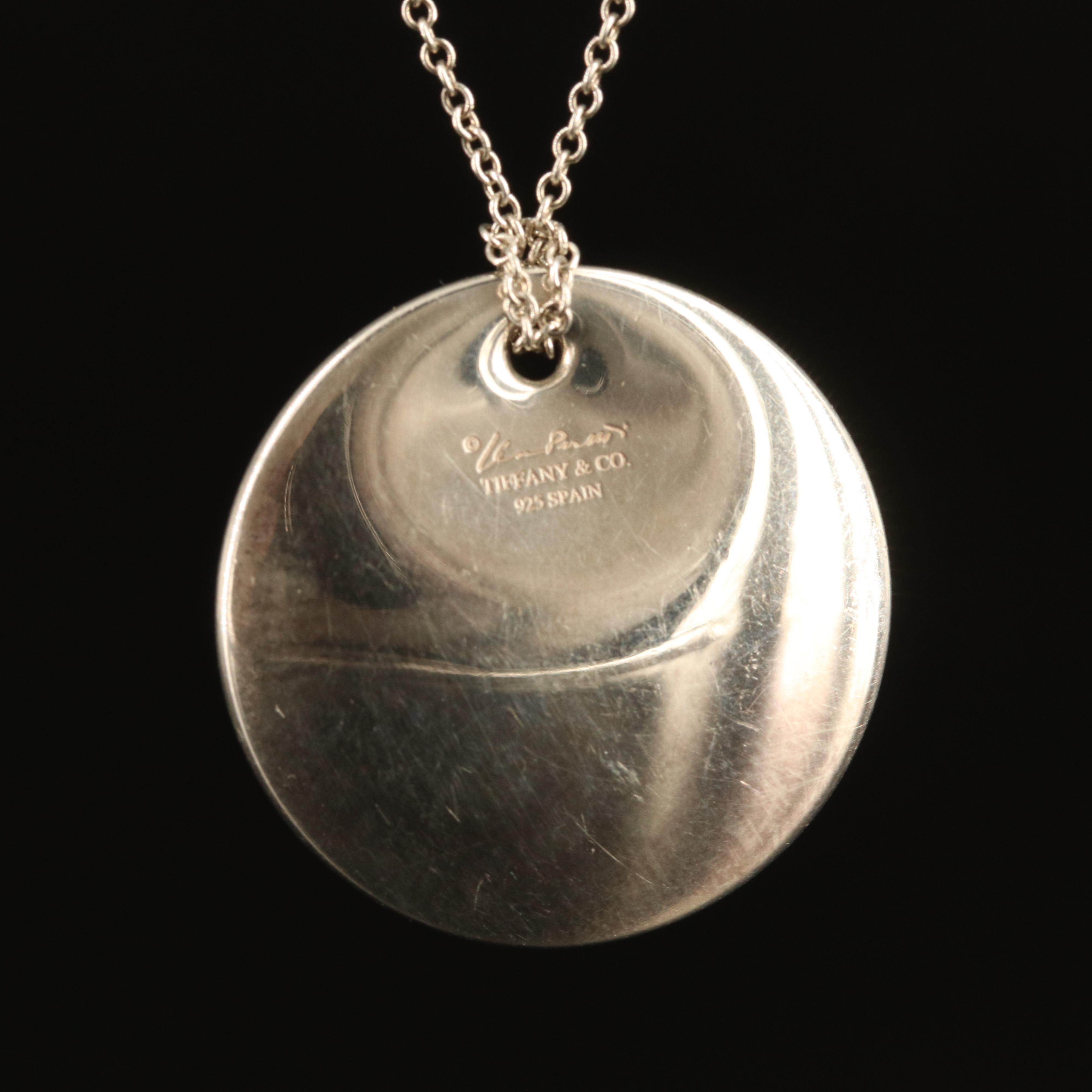 Elsa Peretti for Tiffany & Co. Pendant on Tiffany & Co. Chain in Sterling