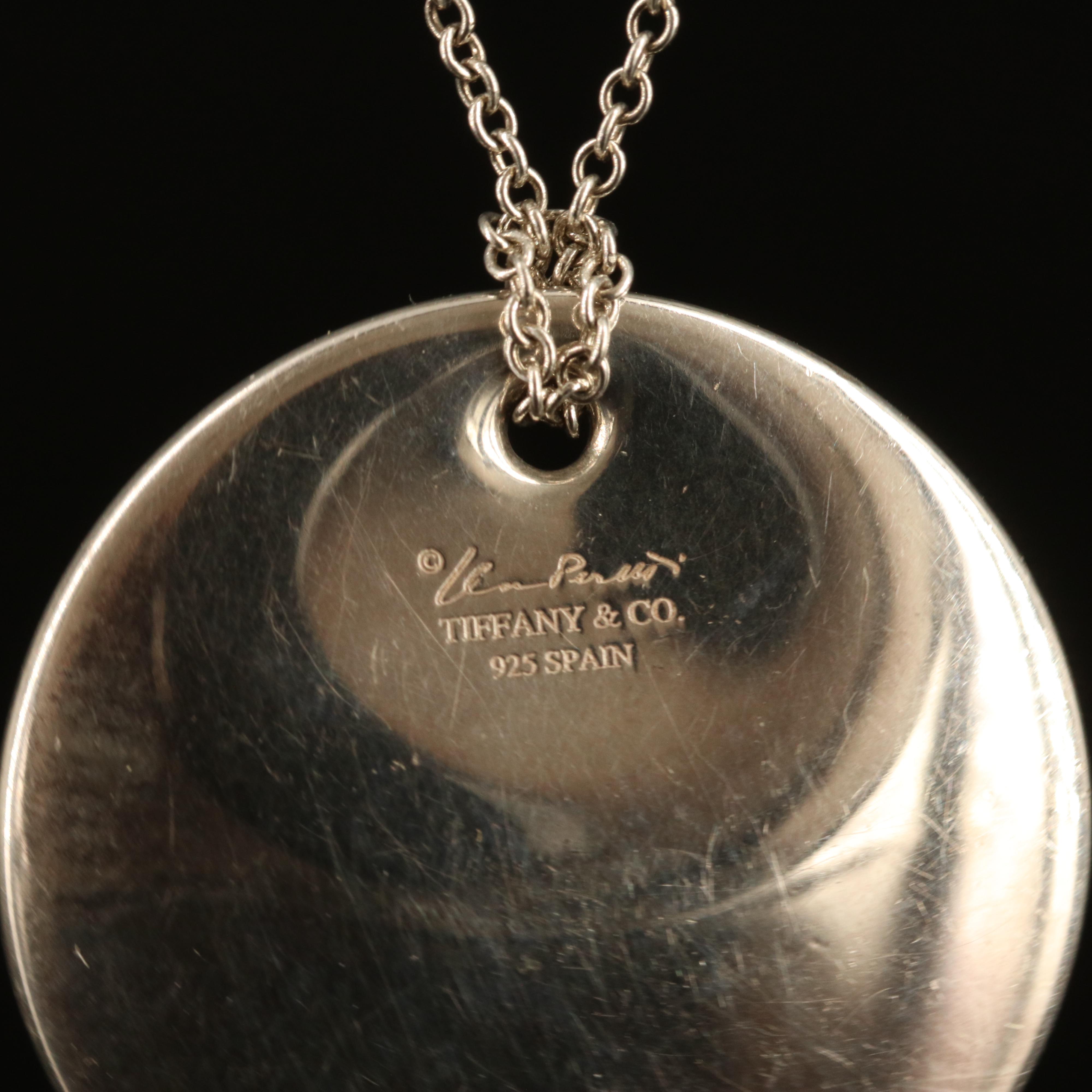 Elsa Peretti for Tiffany & Co. Pendant on Tiffany & Co. Chain in Sterling