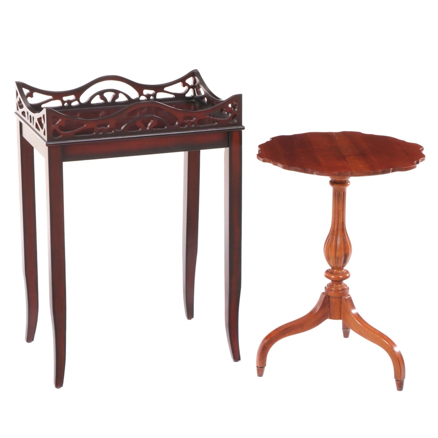 Two Federal Style Side Tables